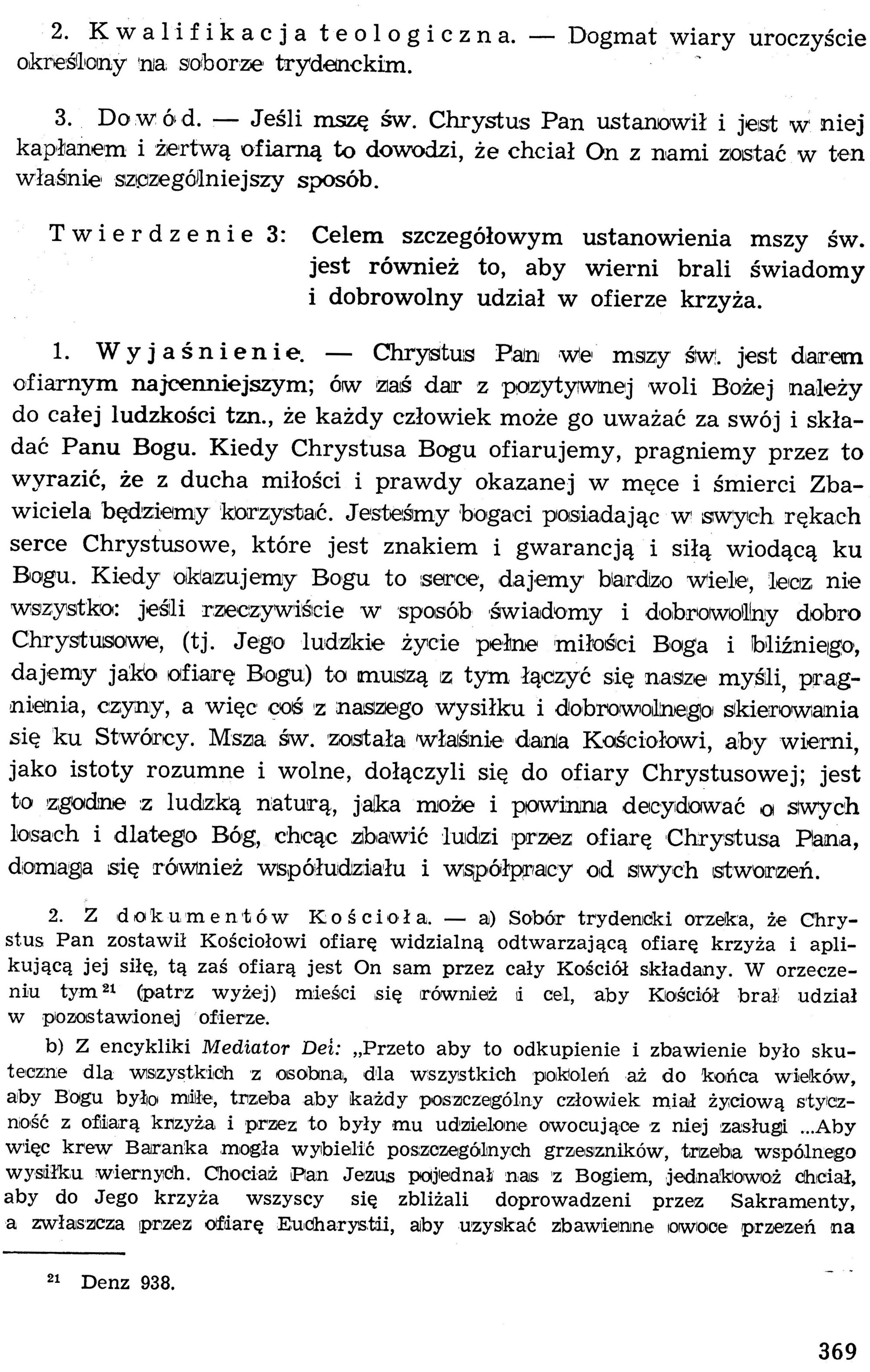 Dogmatyka Katolicka, Sakramenty Święte, Eucharystia