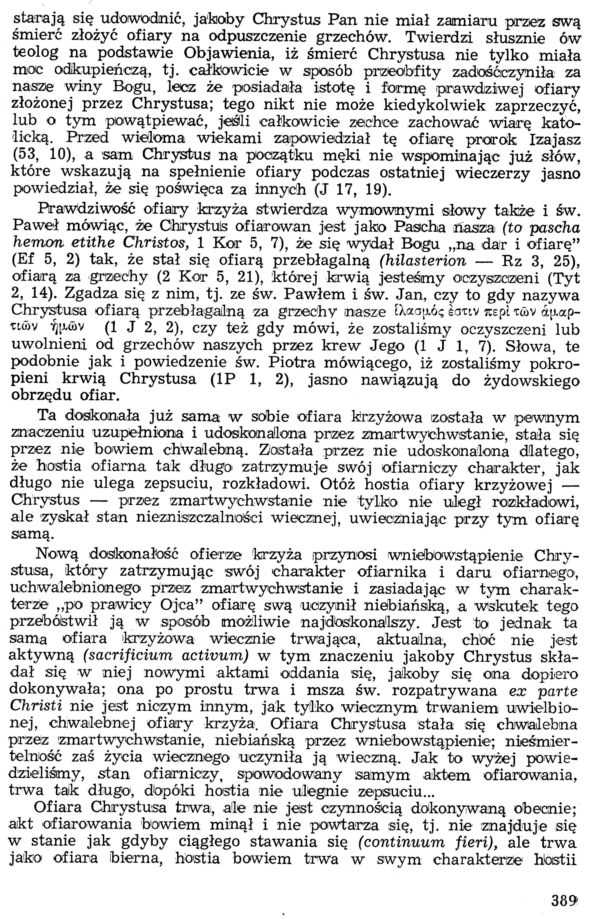 Dogmatyka Katolicka, Sakramenty Święte, Eucharystia