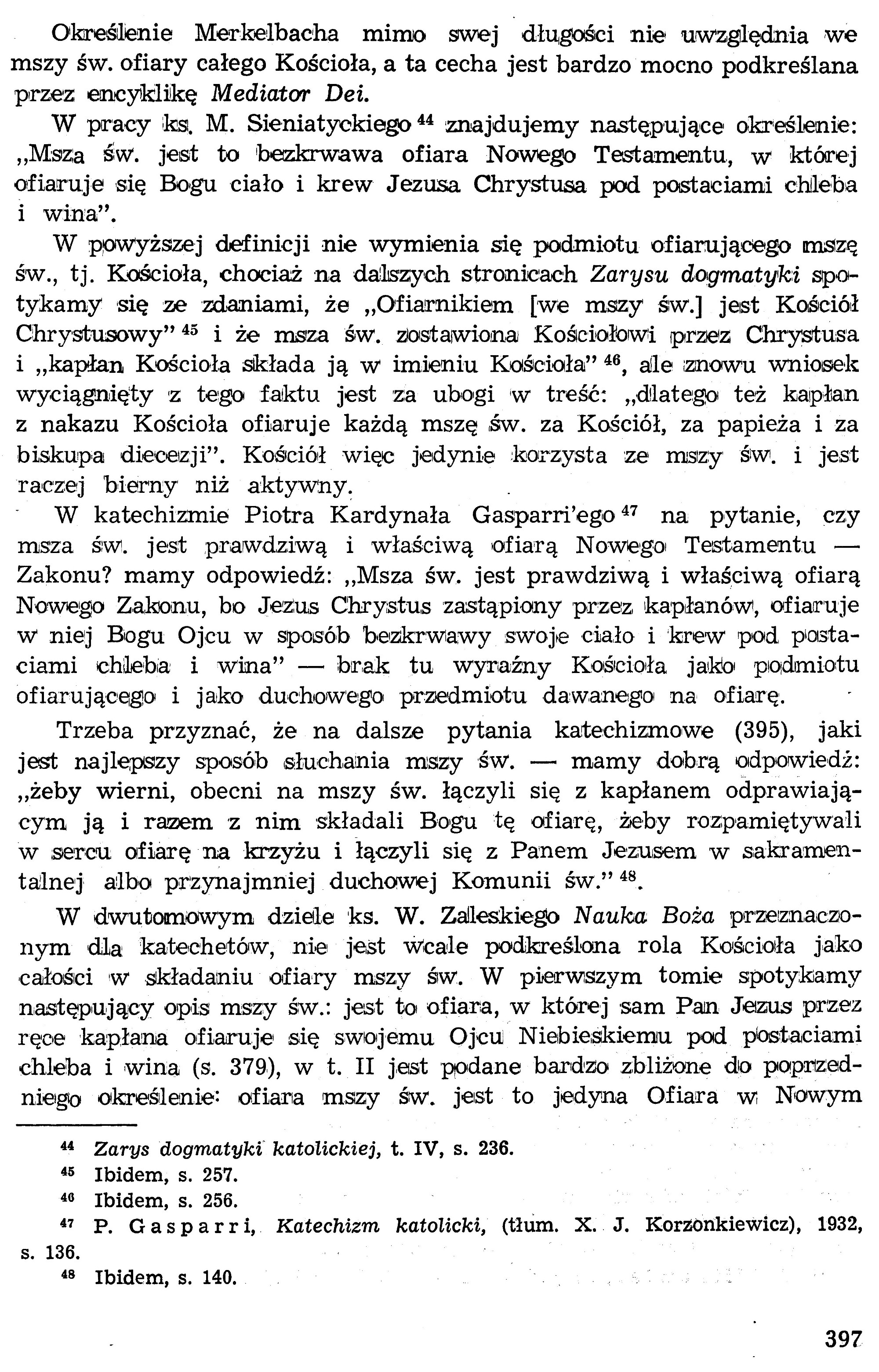 Dogmatyka Katolicka, Sakramenty Święte, Eucharystia