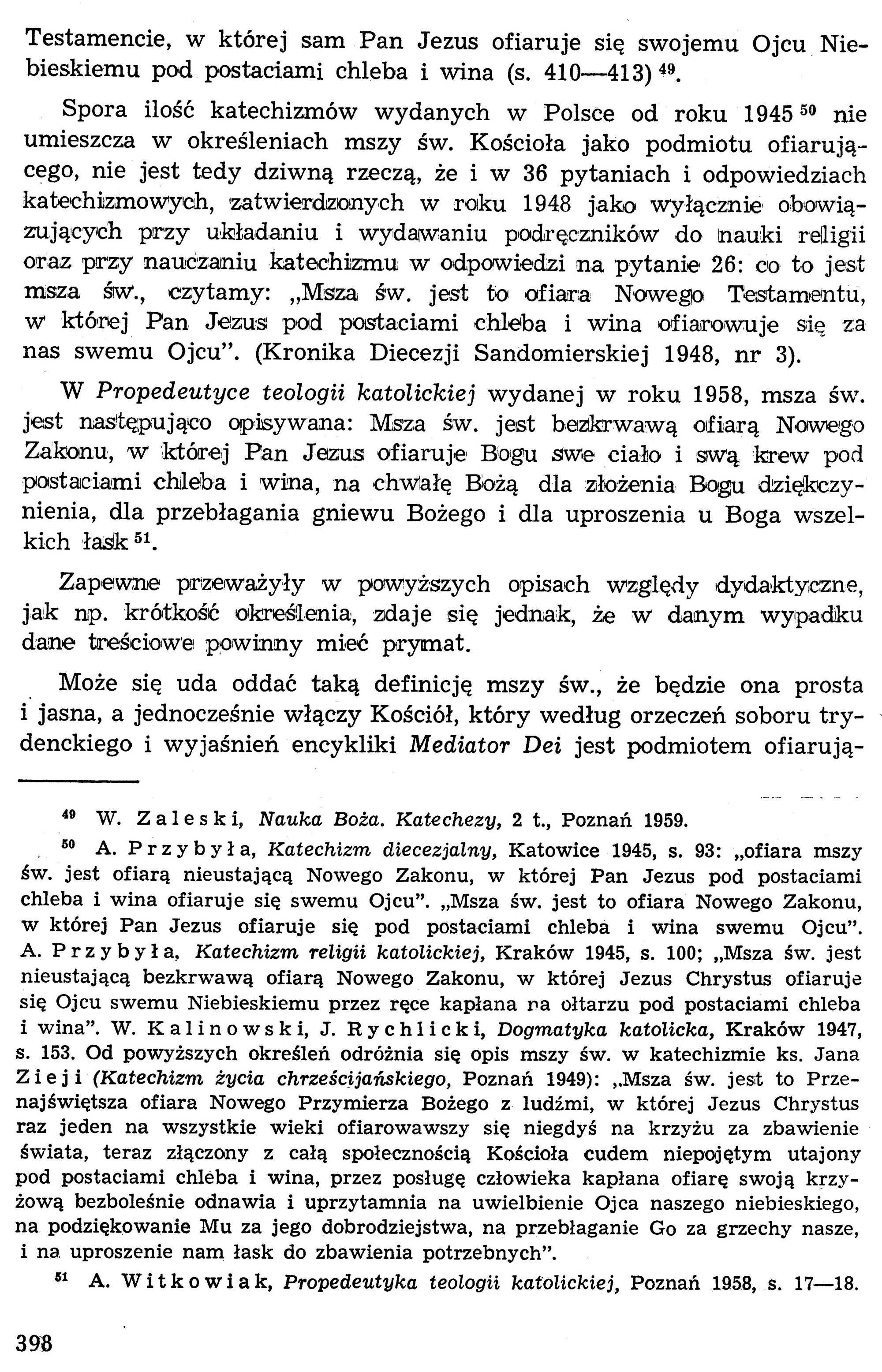 Dogmatyka Katolicka, Sakramenty Święte, Eucharystia