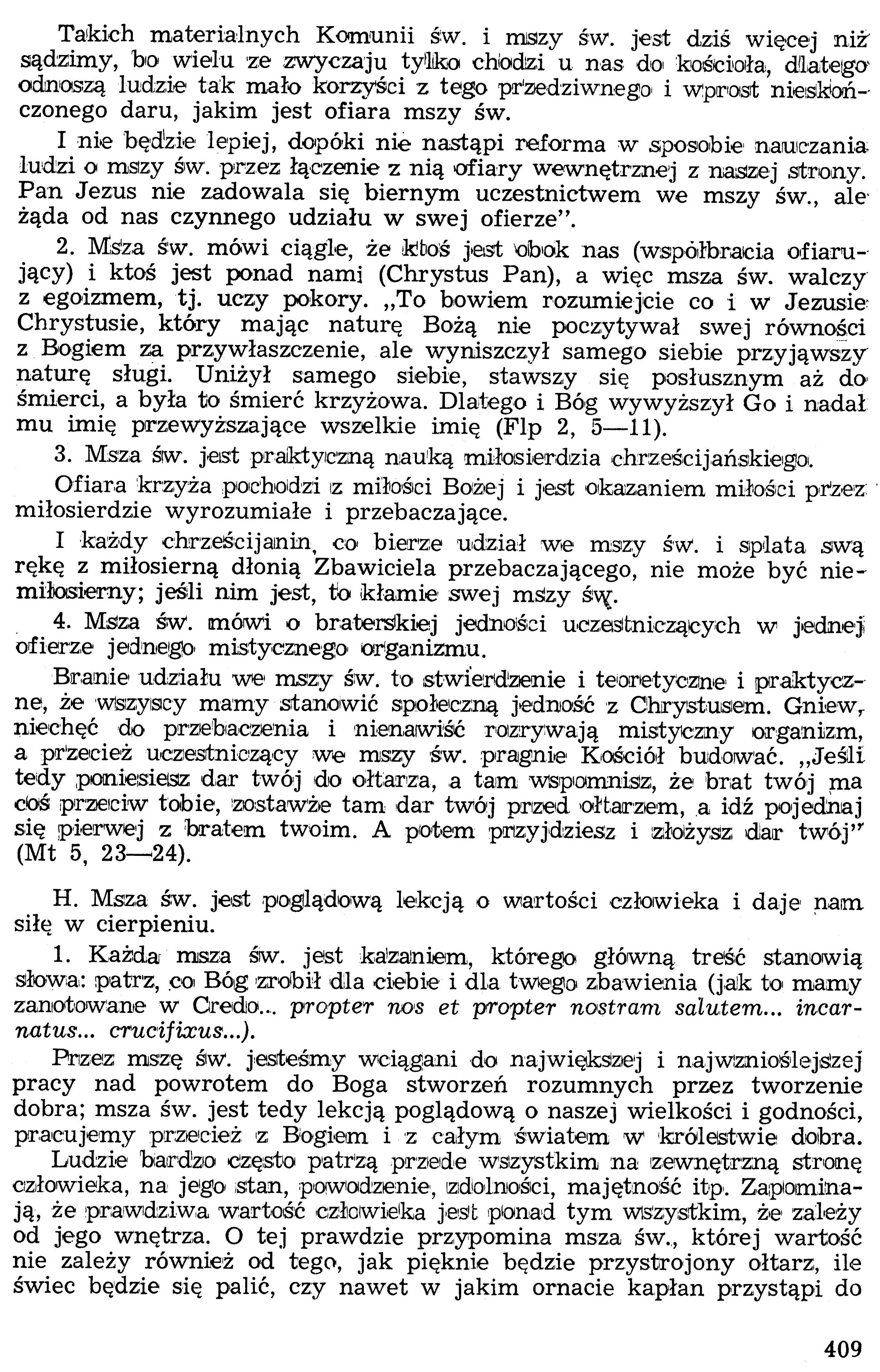 Dogmatyka Katolicka, Sakramenty Święte, Eucharystia