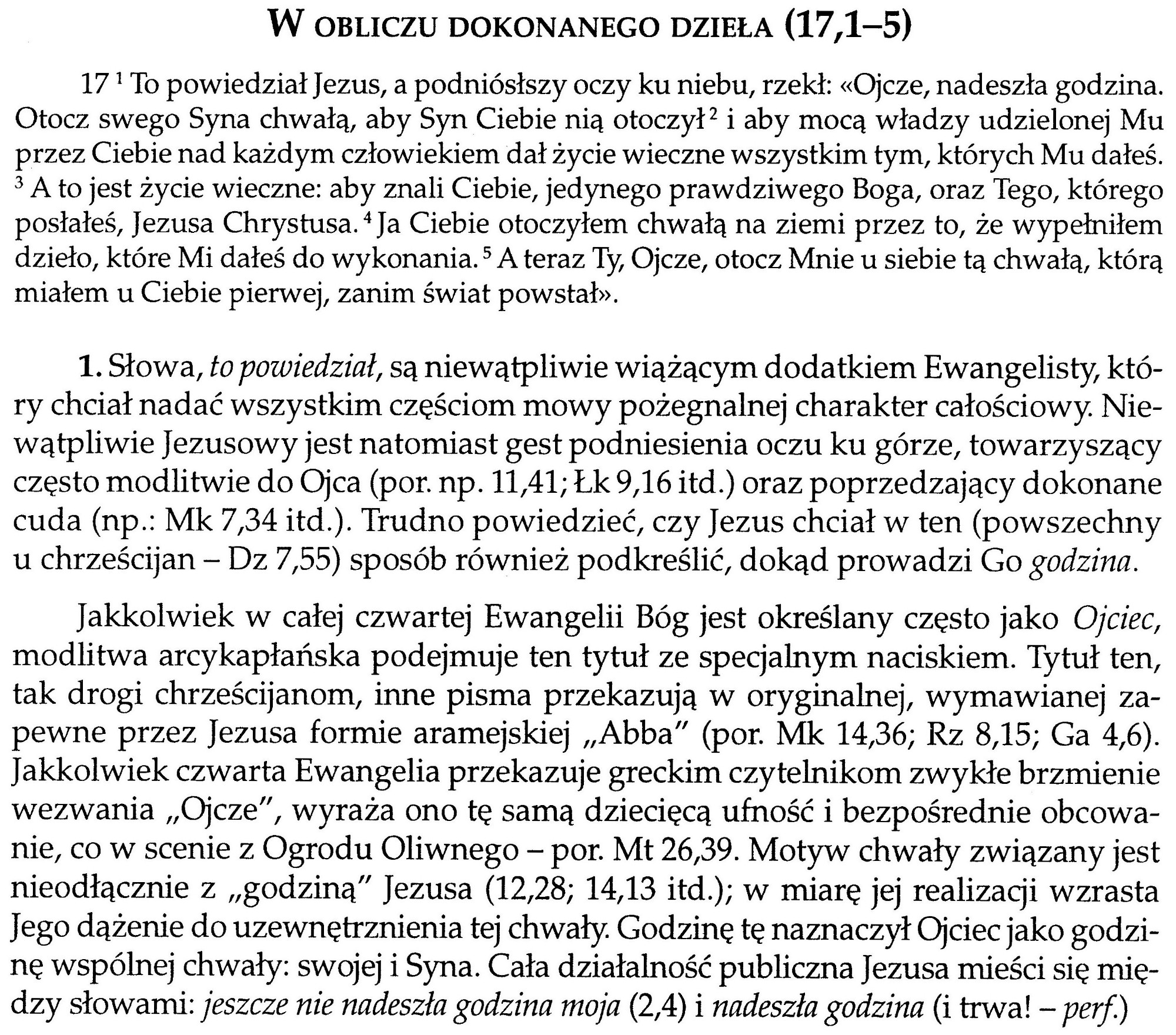 Komentarz praktyczny do Nowego Testamentu 1