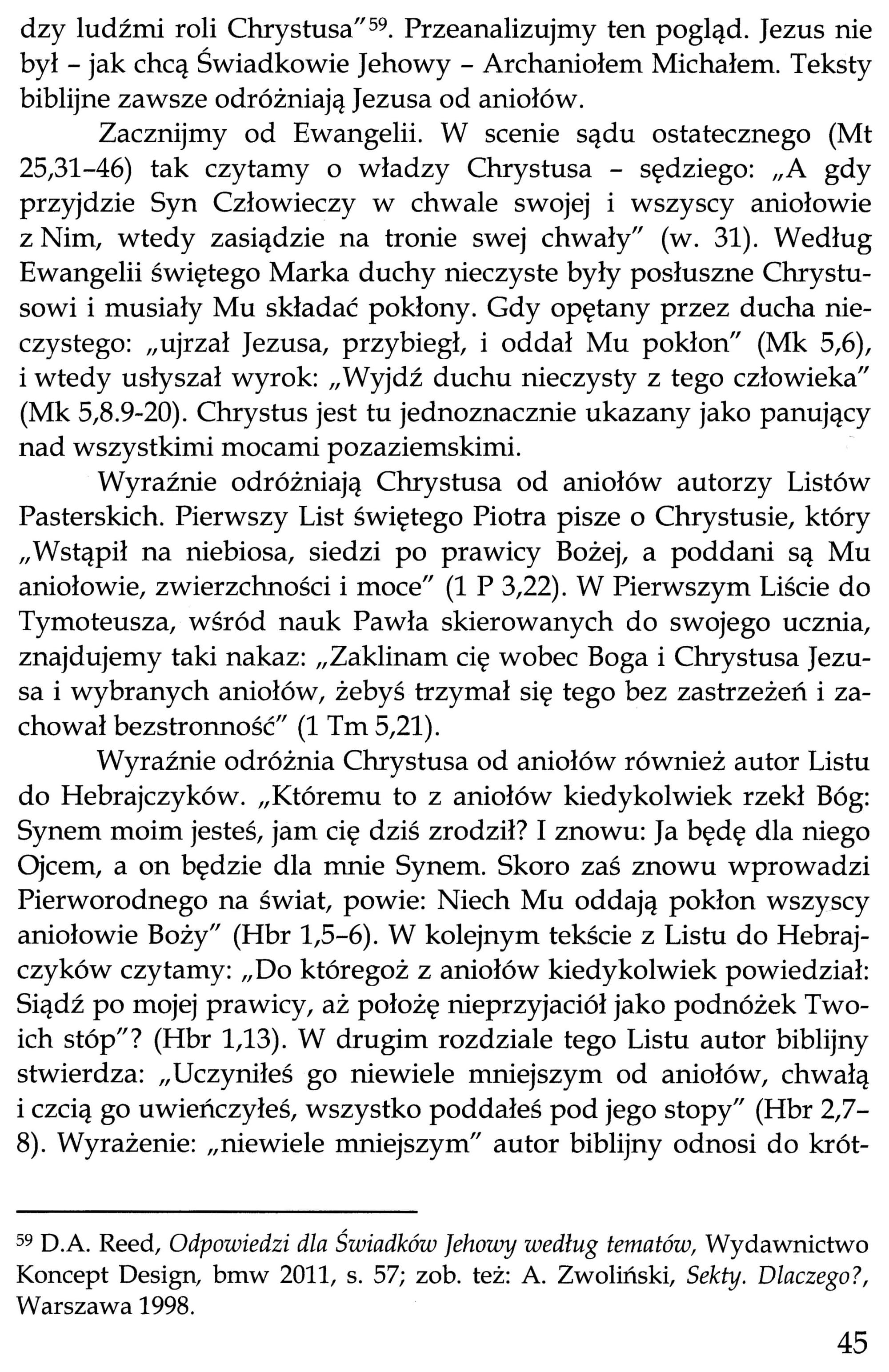 Podstawowe prawdy wiary w świetle Biblii