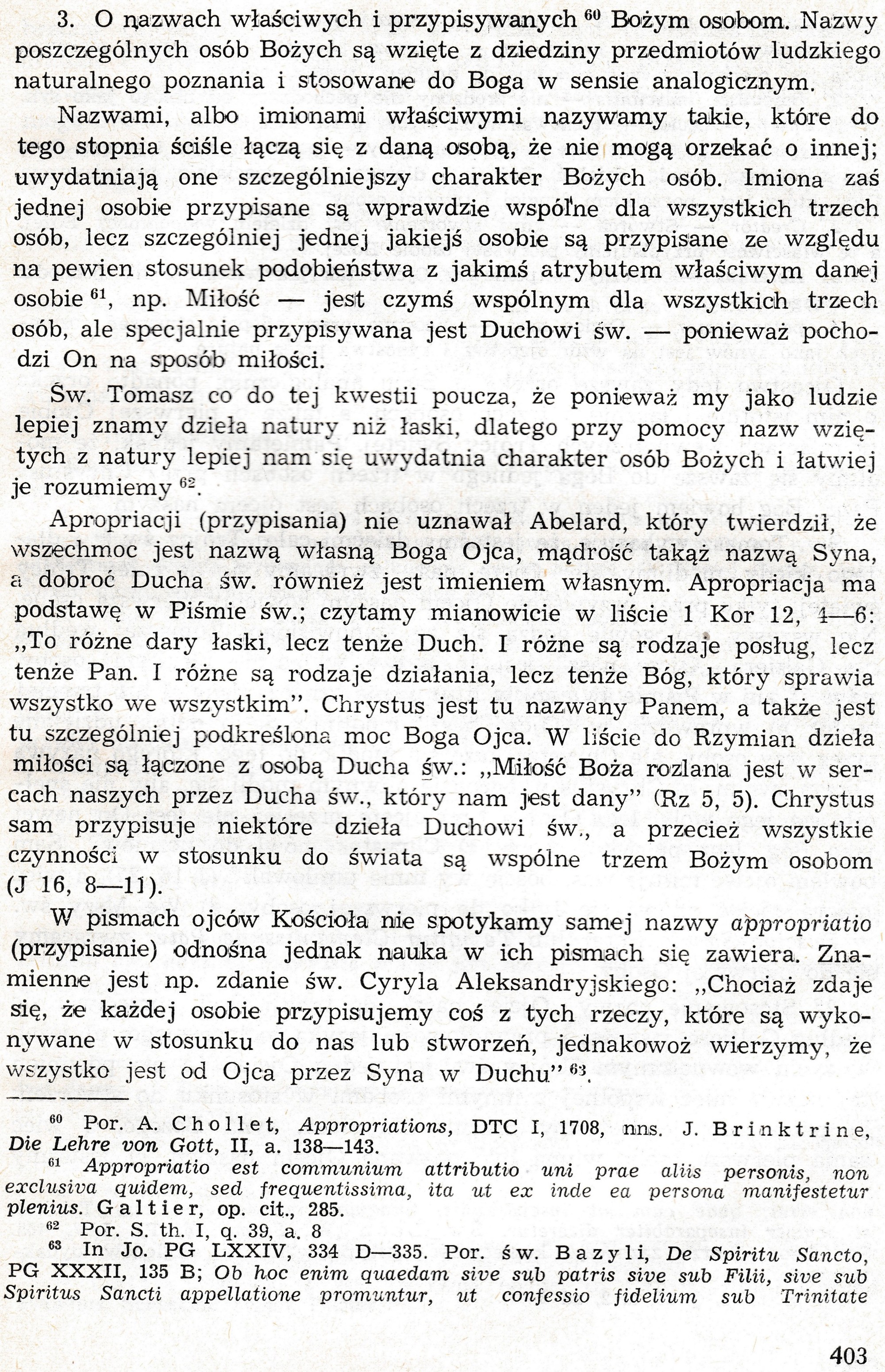 Dogmatyka Katolicka, Bóg jeden w Trójcy Osób