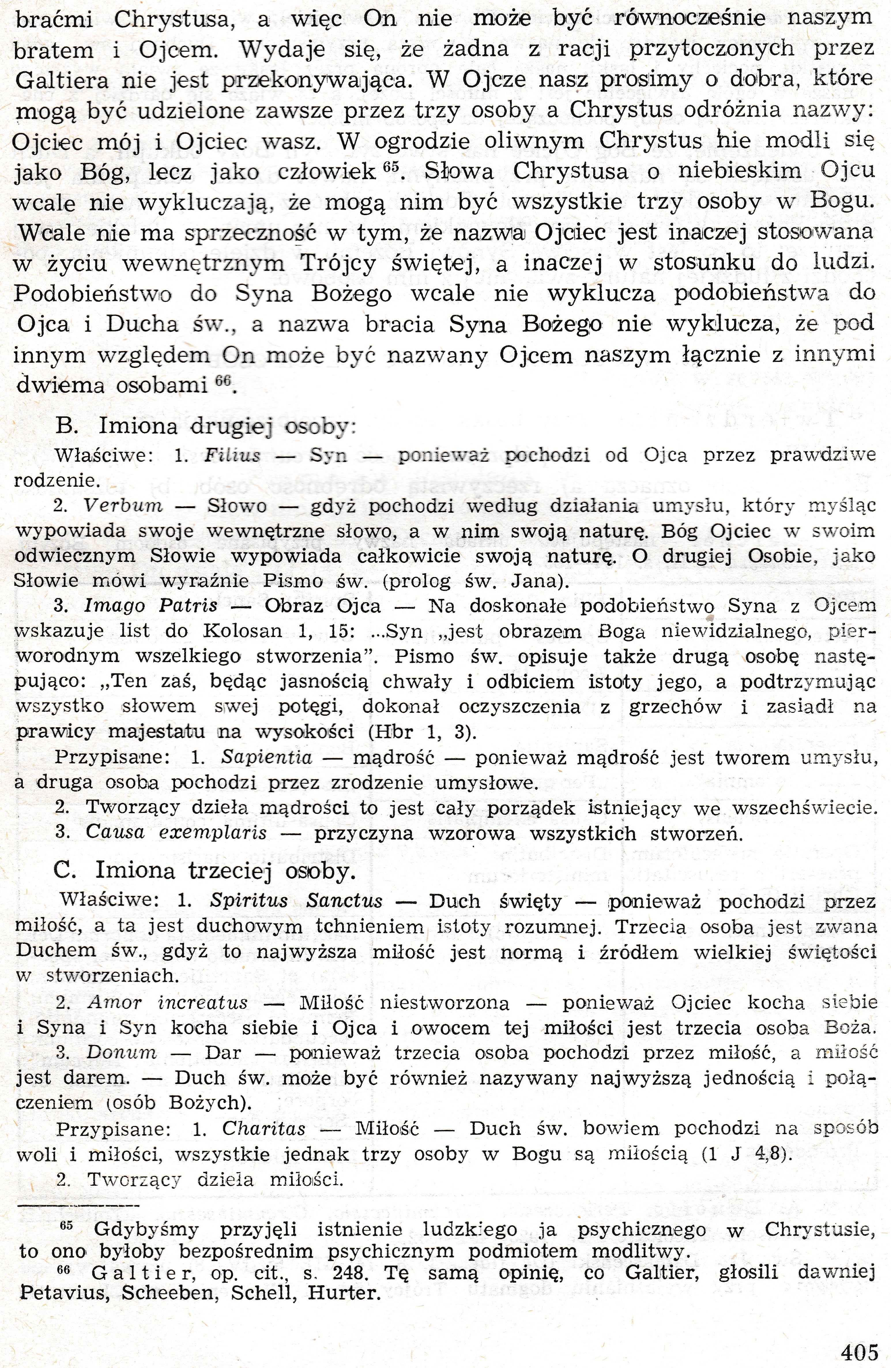 Dogmatyka Katolicka, Bóg jeden w Trójcy Osób