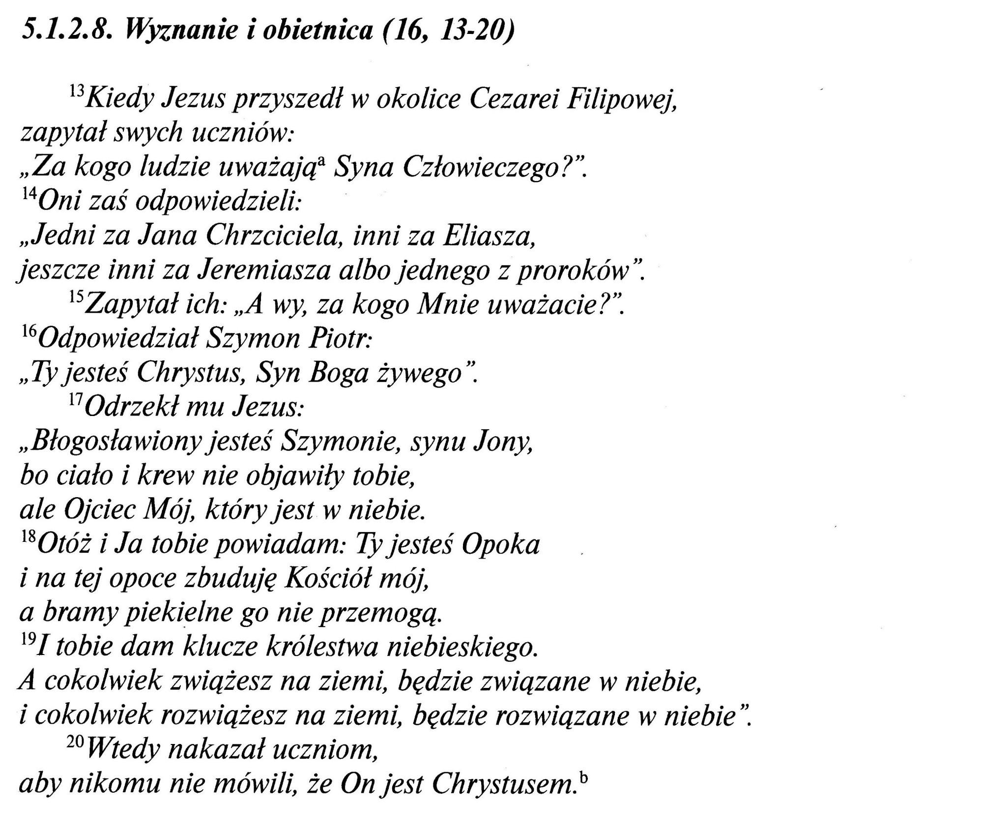 Ewangelia wg. św. Mateusza