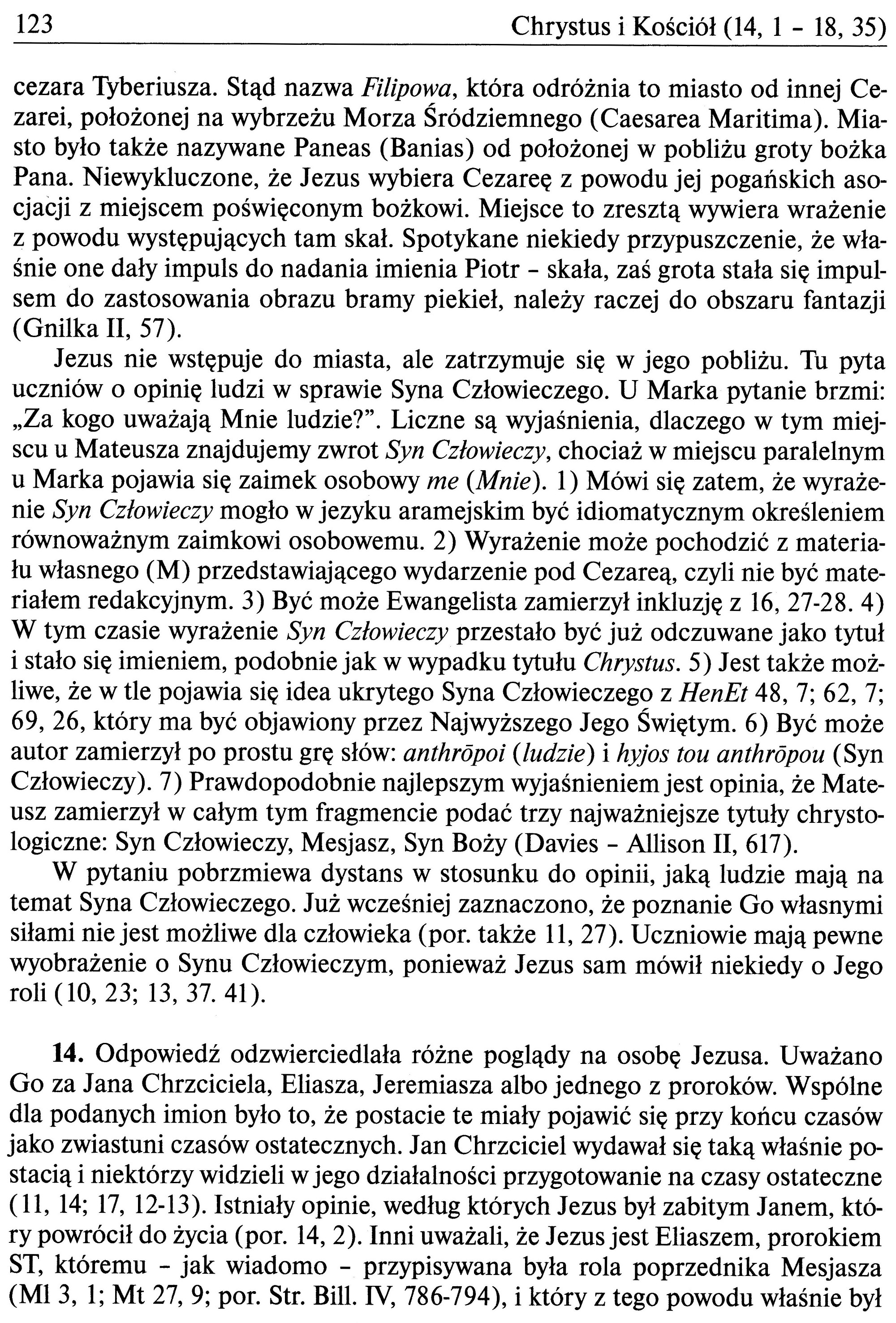 Ewangelia wg. św. Mateusza