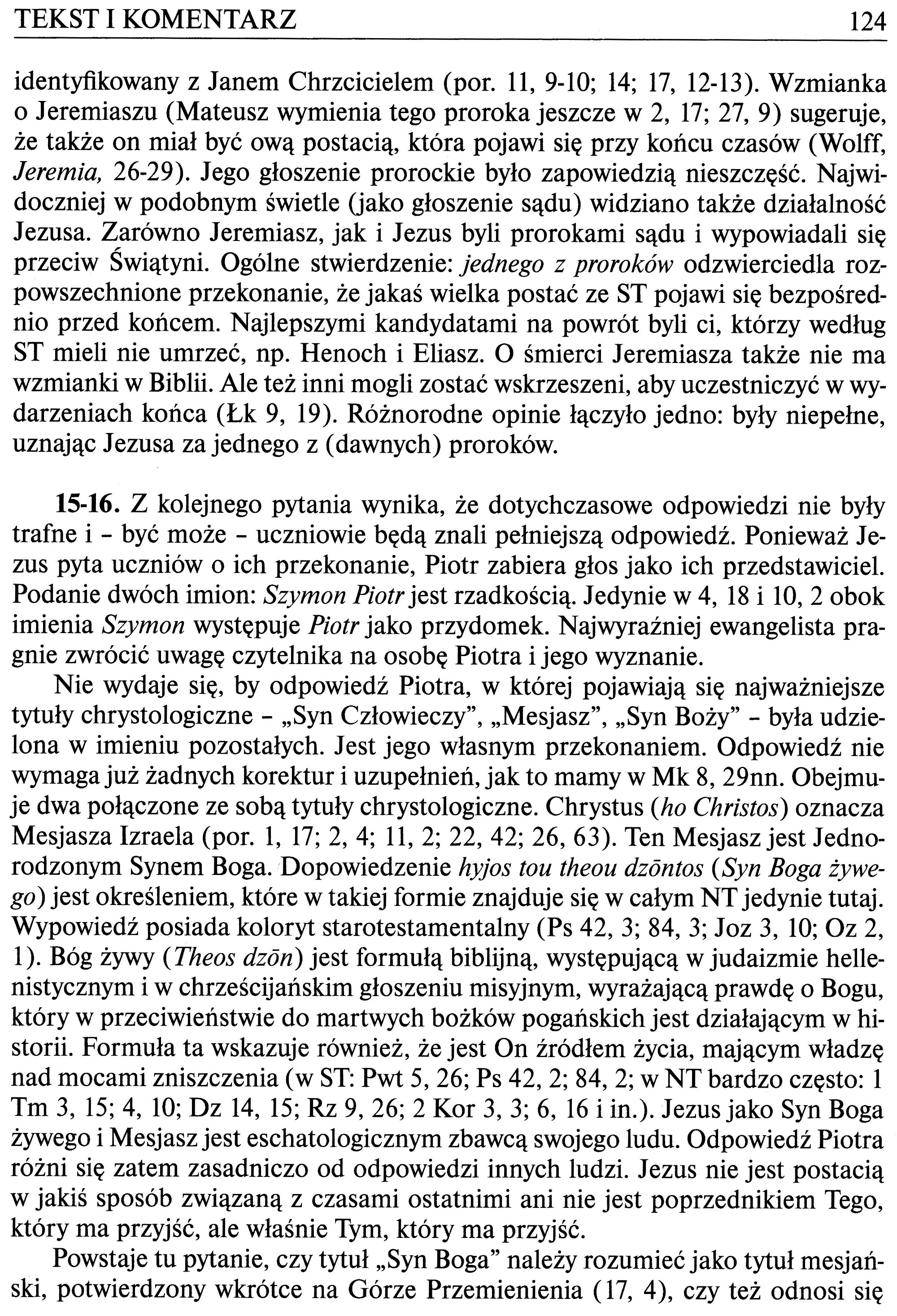 Ewangelia wg. św. Mateusza