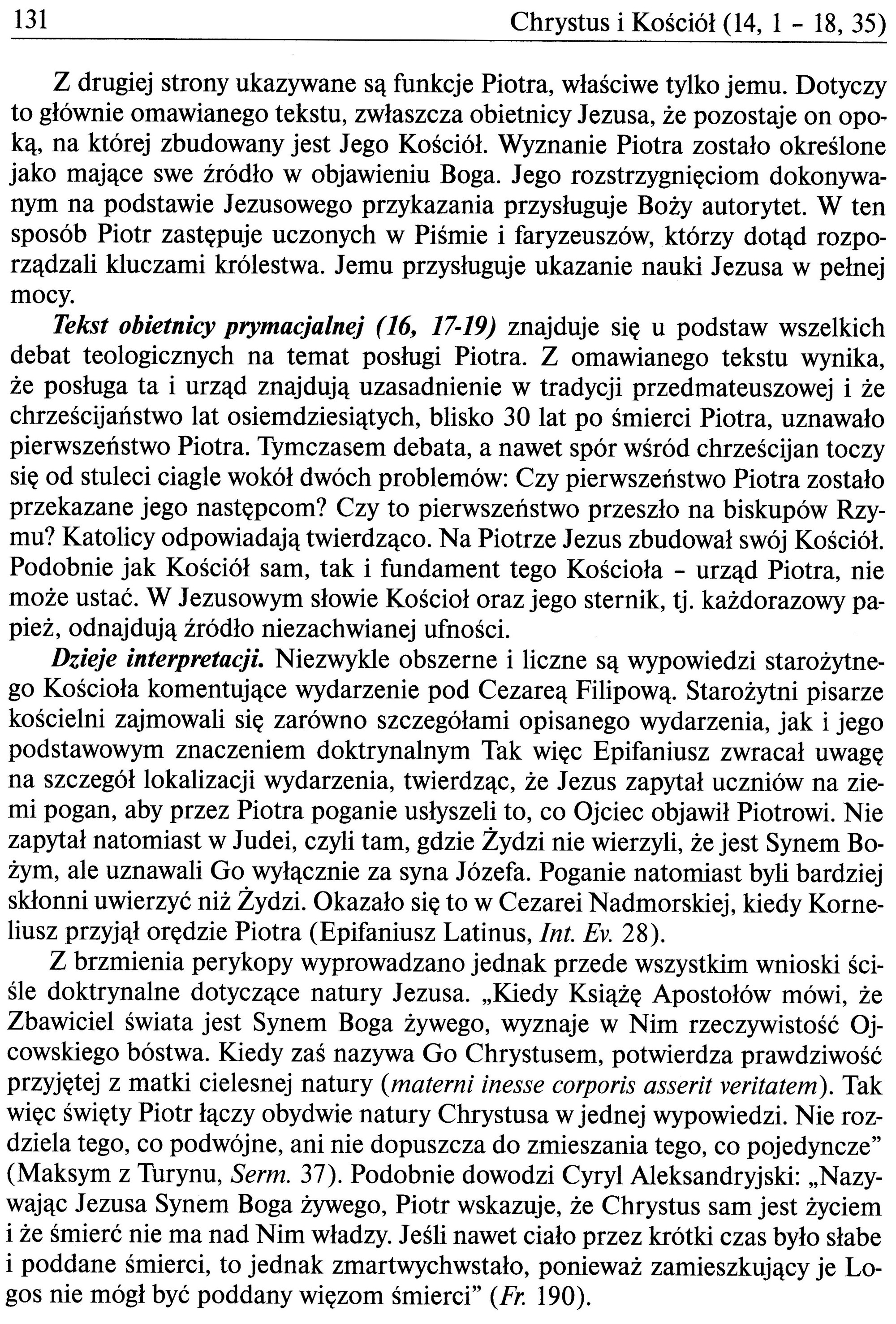 Ewangelia wg. św. Mateusza