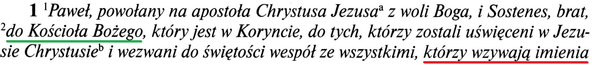 1 List do Koryntian