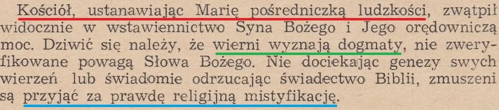 Kościół dogmatów i tradycji