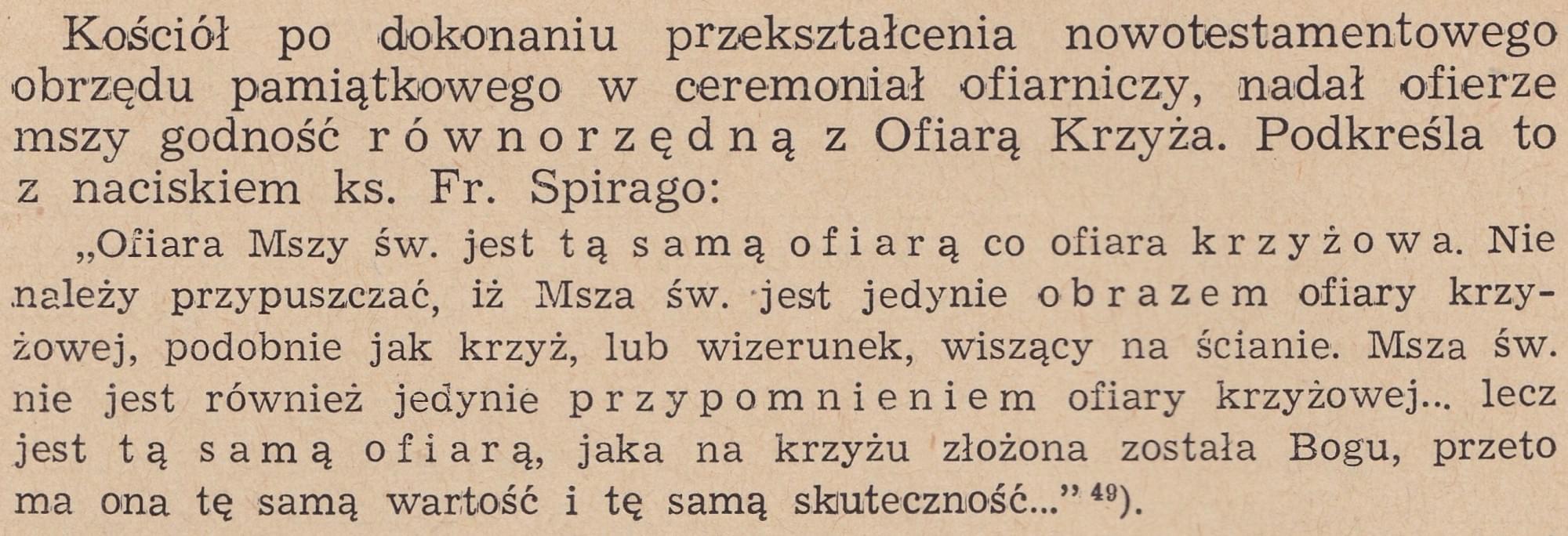 Kościół dogmatów i tradycji