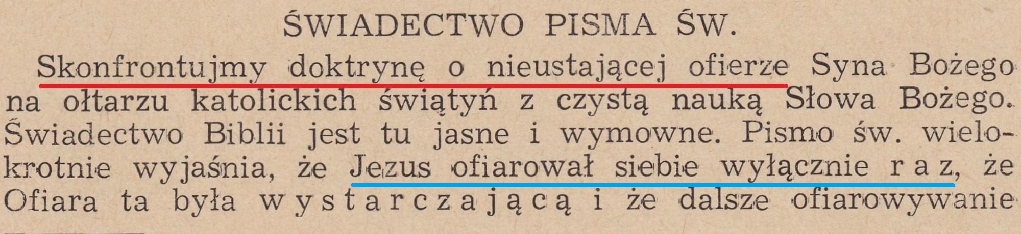 Kościół dogmatów i tradycji