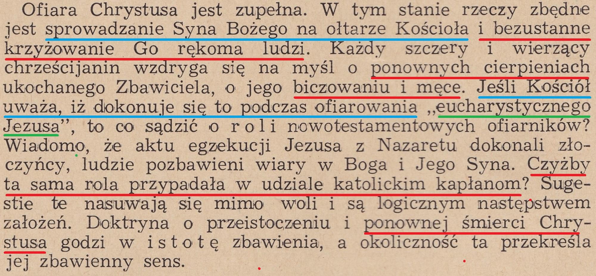 Kościół dogmatów i tradycji