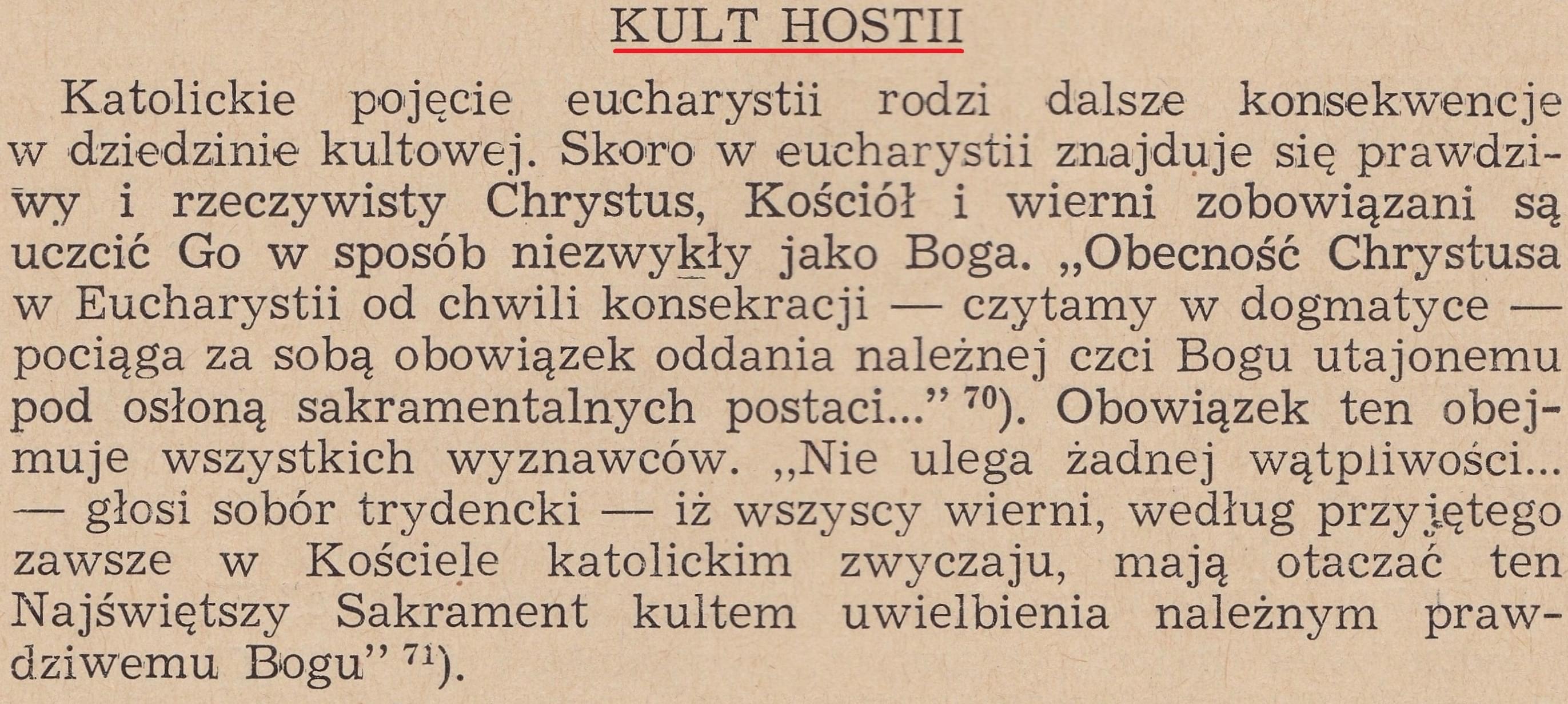 Kościół dogmatów i tradycji