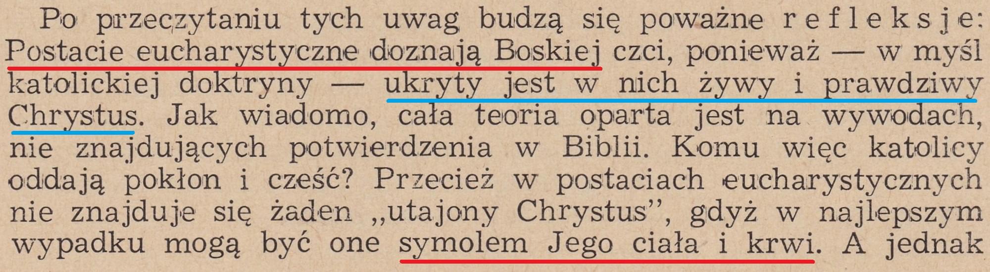 Kościół dogmatów i tradycji
