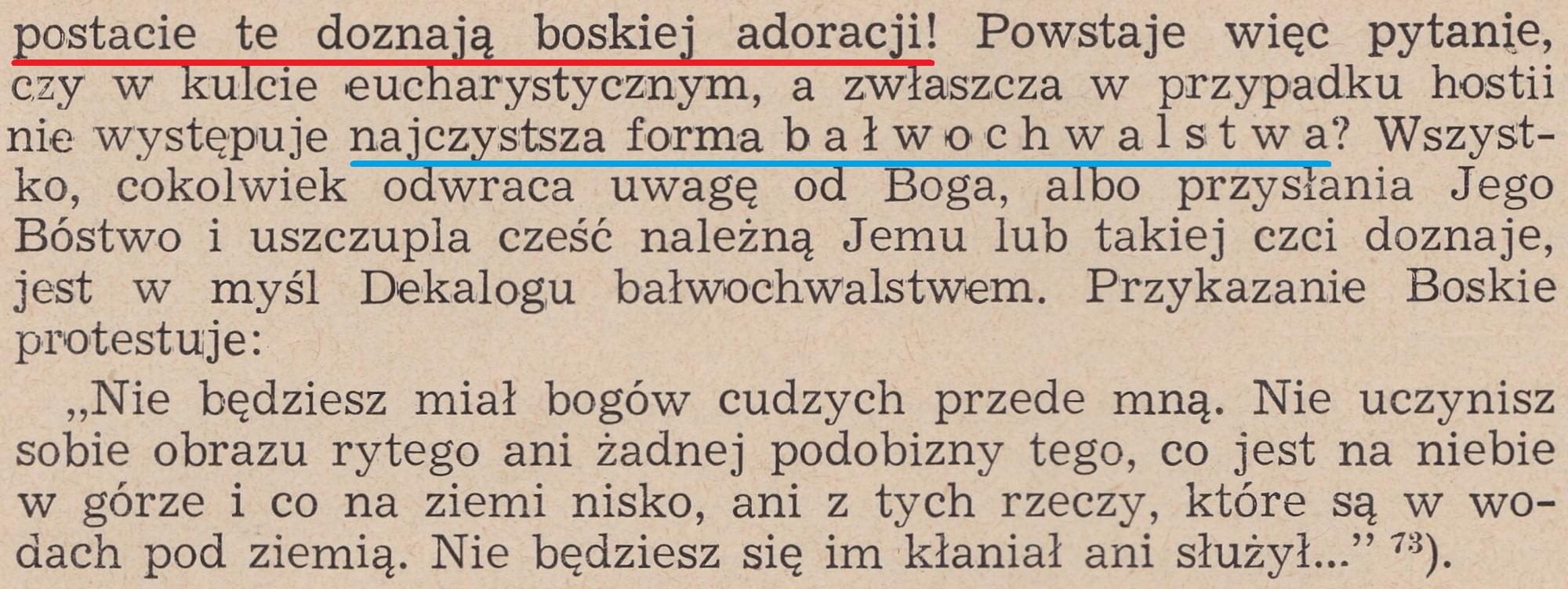 Kościół dogmatów i tradycji