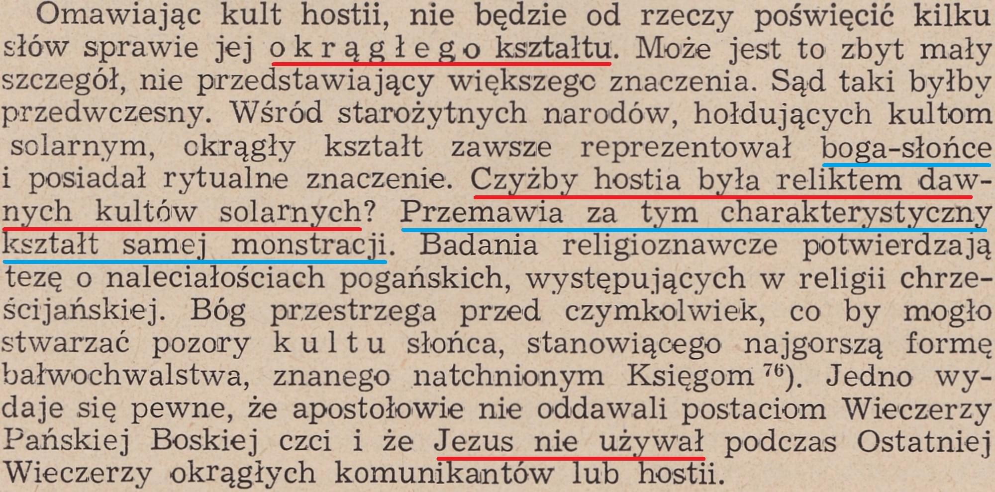 Kościół dogmatów i tradycji