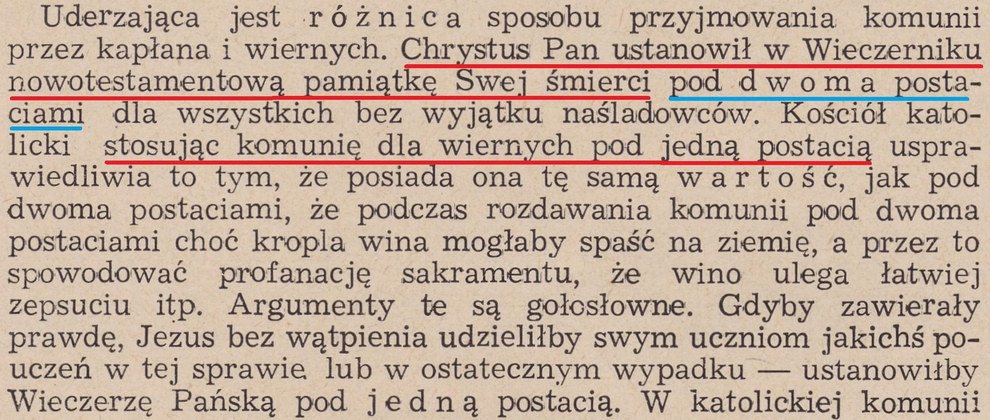 Kościół dogmatów i tradycji