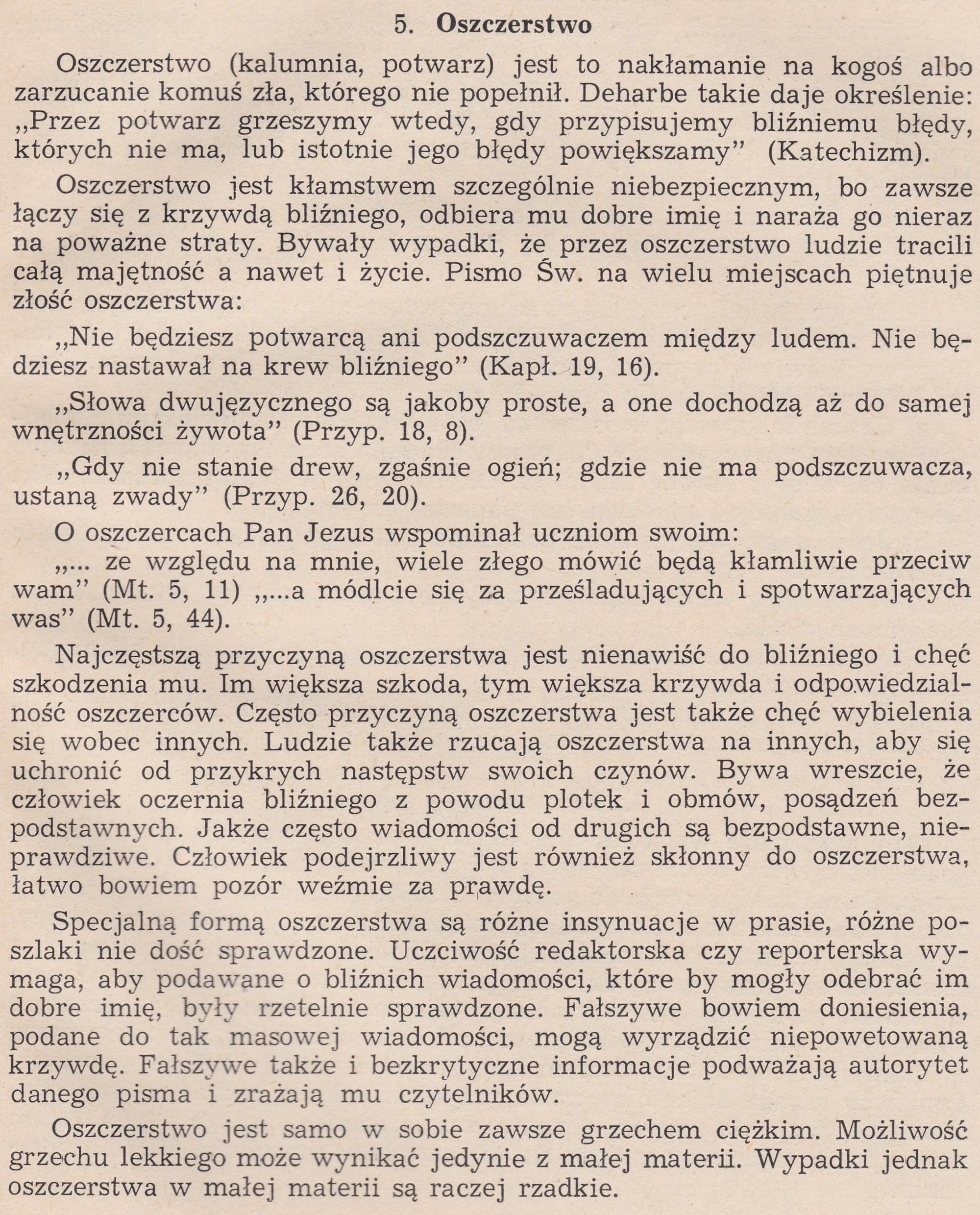 Nauka Boża Dekalog wyd.1960