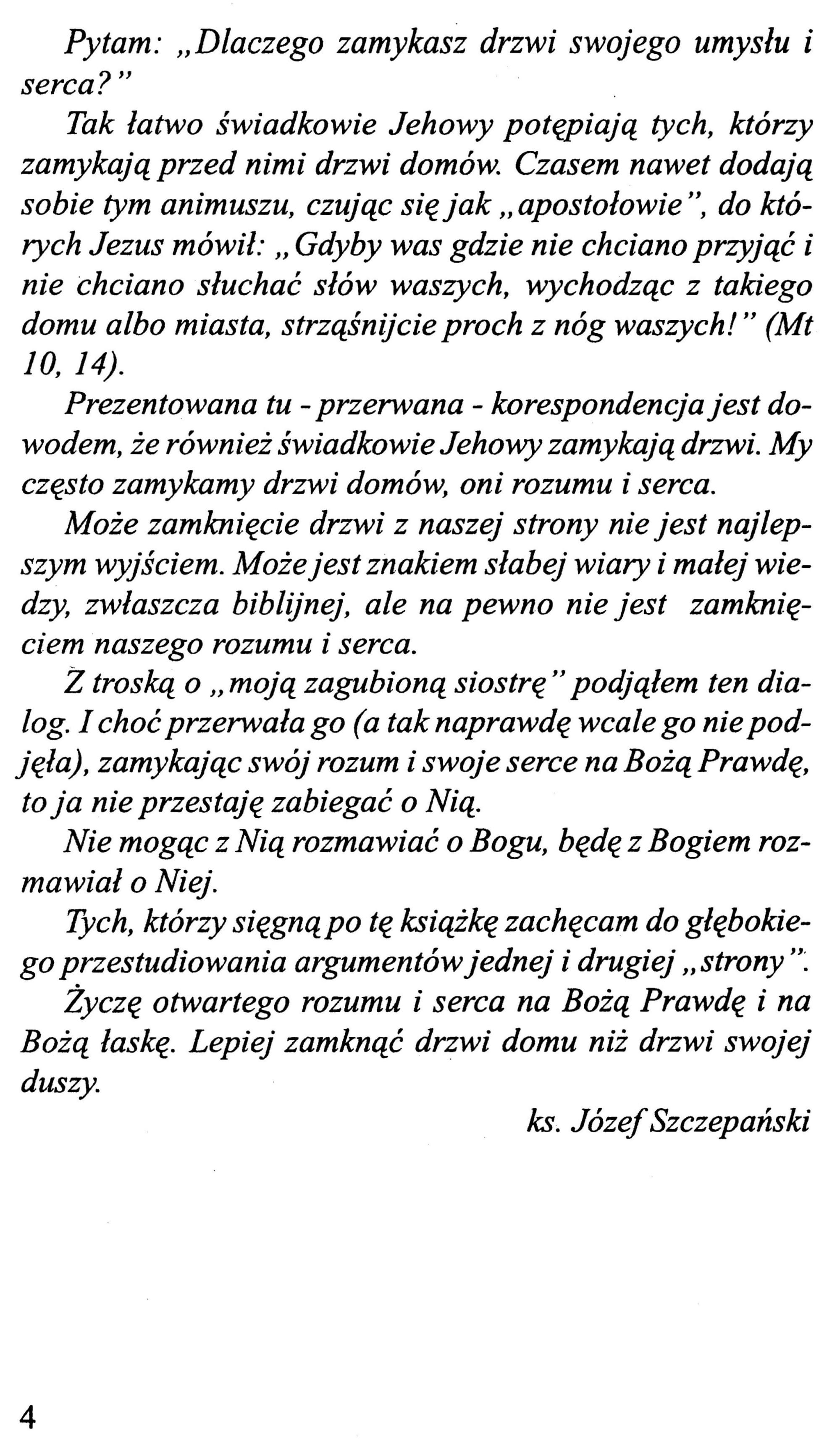 Dlaczego zamykasz się?