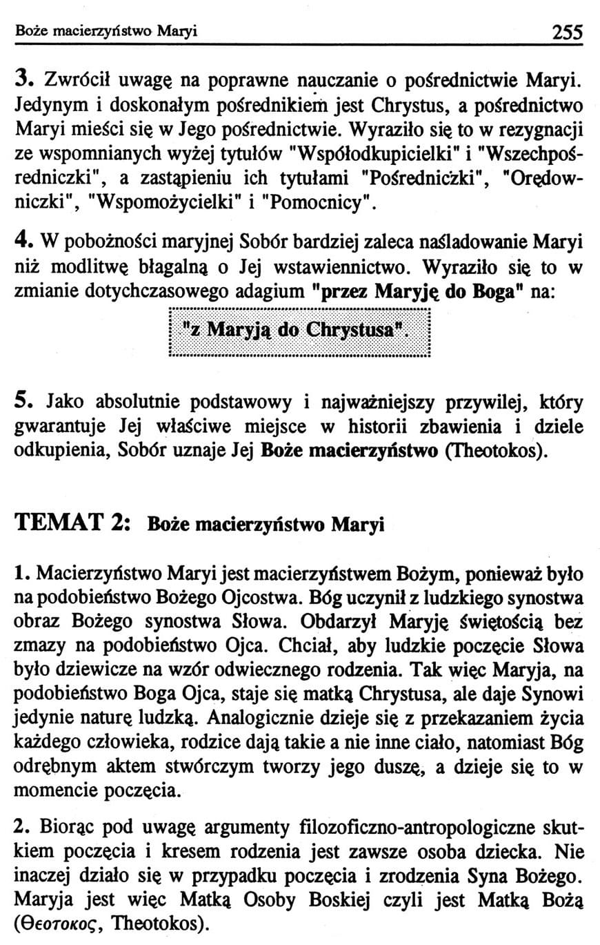 ABC teologii dogmatycznej - Maryja
