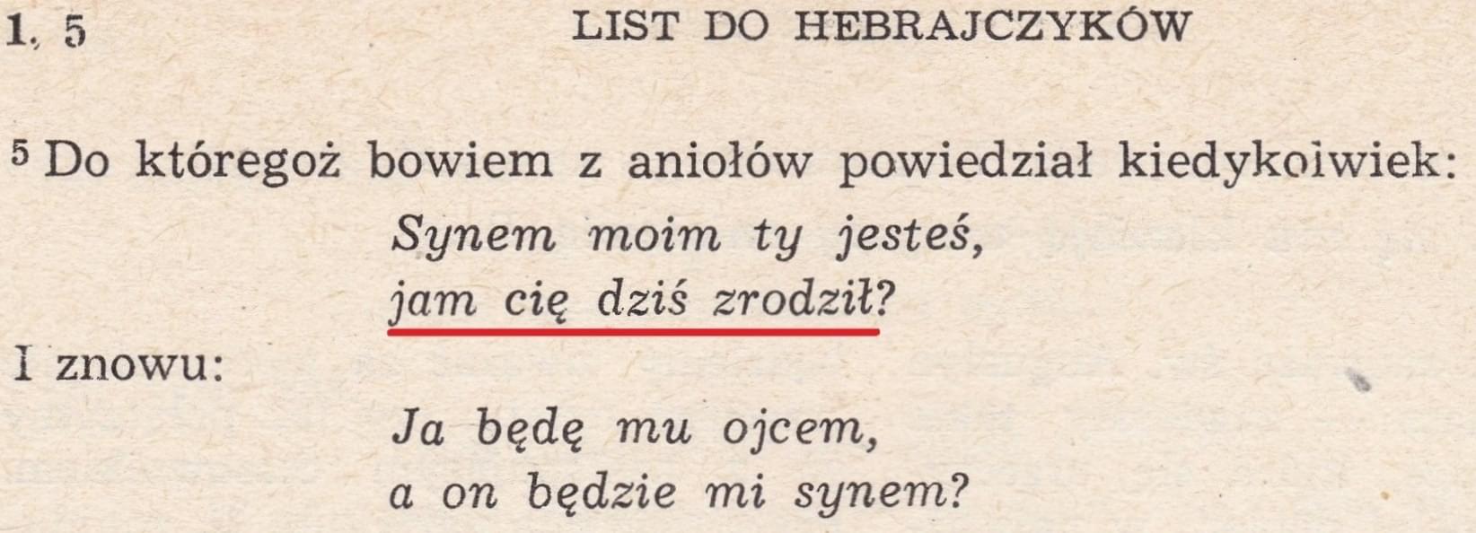 List do Hebrajczyków KUL