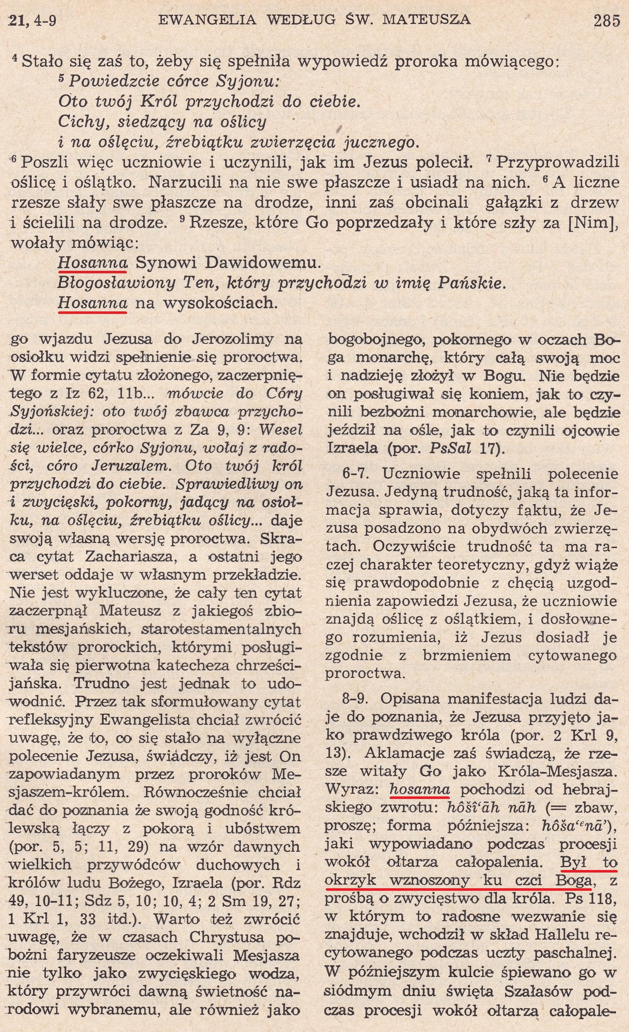 Ewangelia wg. św. Mateusza Komentarz KUL