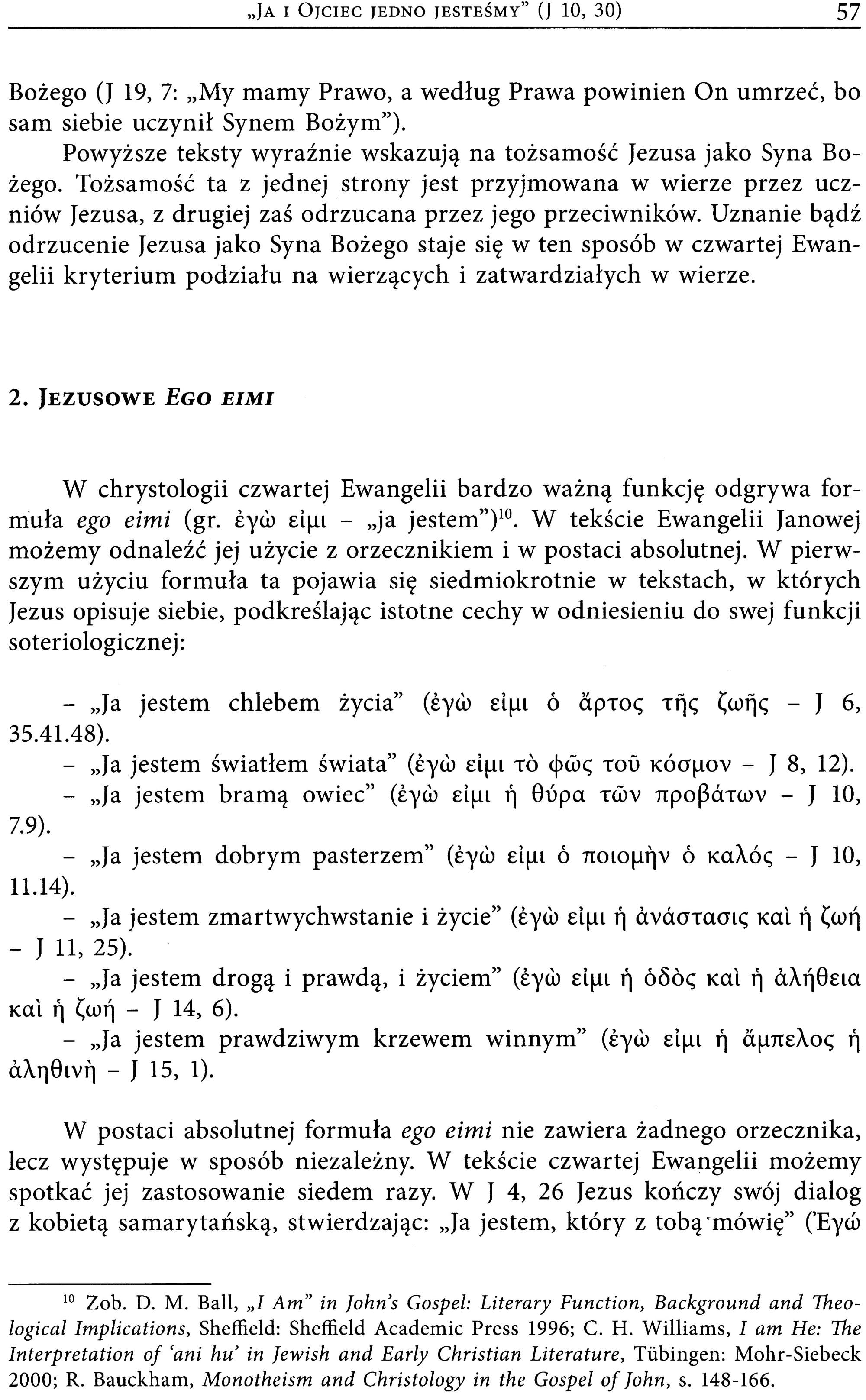 Jezus jako Syn Boży