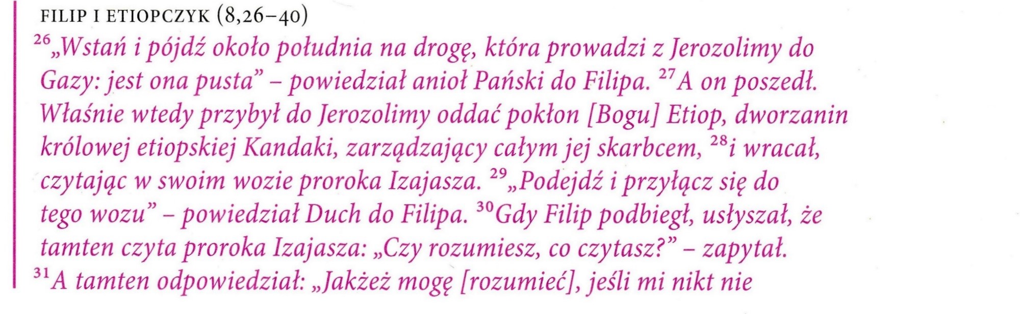 Dzieje Apostolskie. Wyd. W drodze