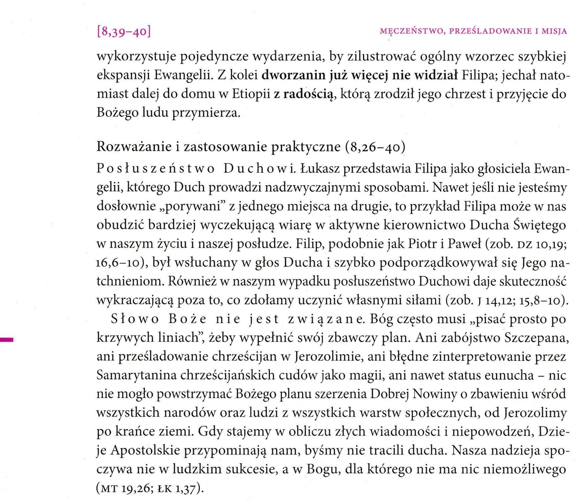 Dzieje Apostolskie. Wyd. W drodze