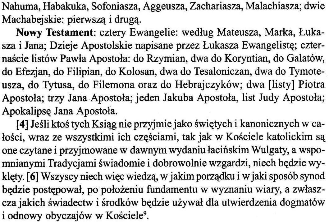 Całe Pismo jest natchnione przez Boga i pożyteczne