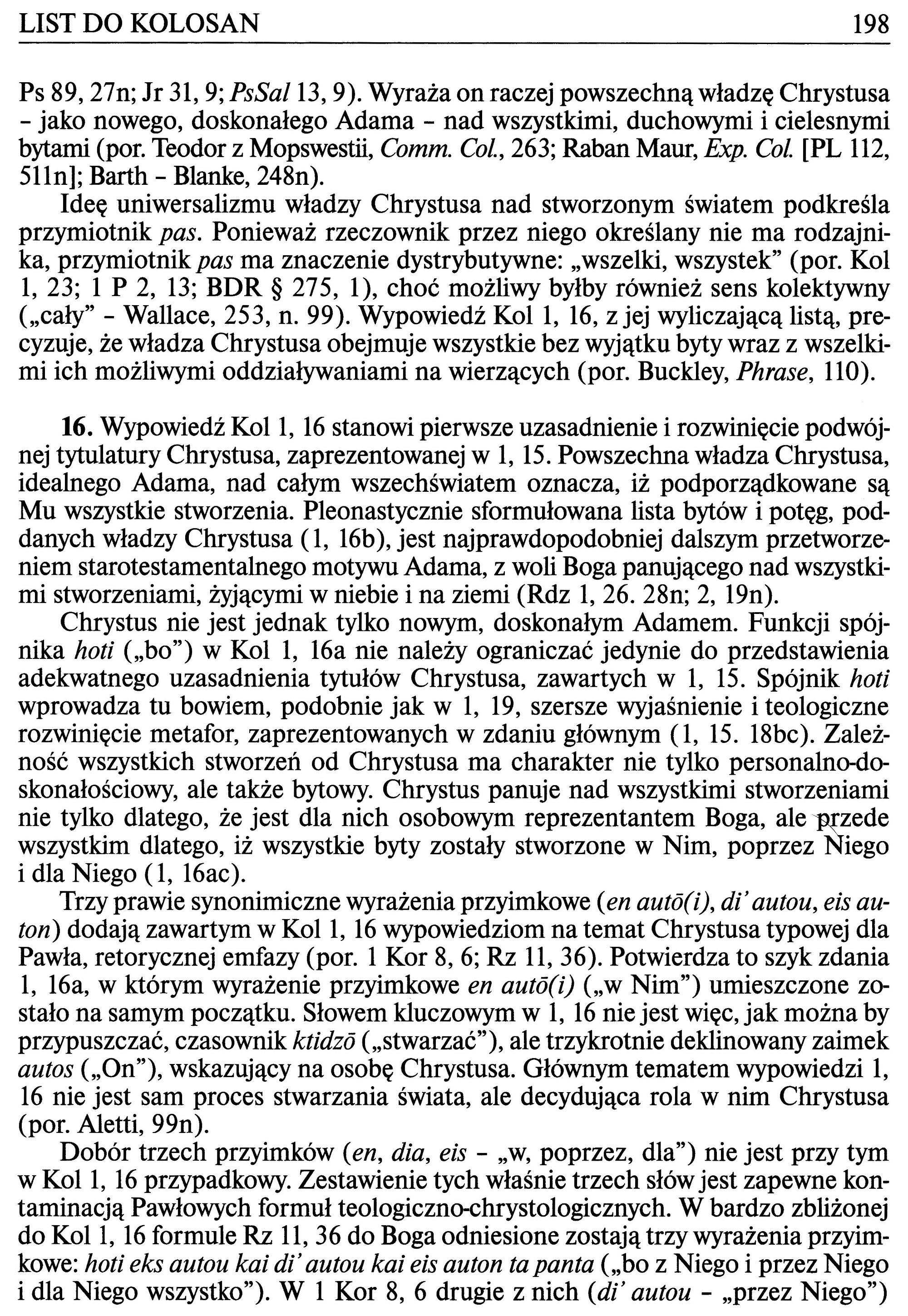 List do Filemona, List do Kolosan, Edycja św. Pawła