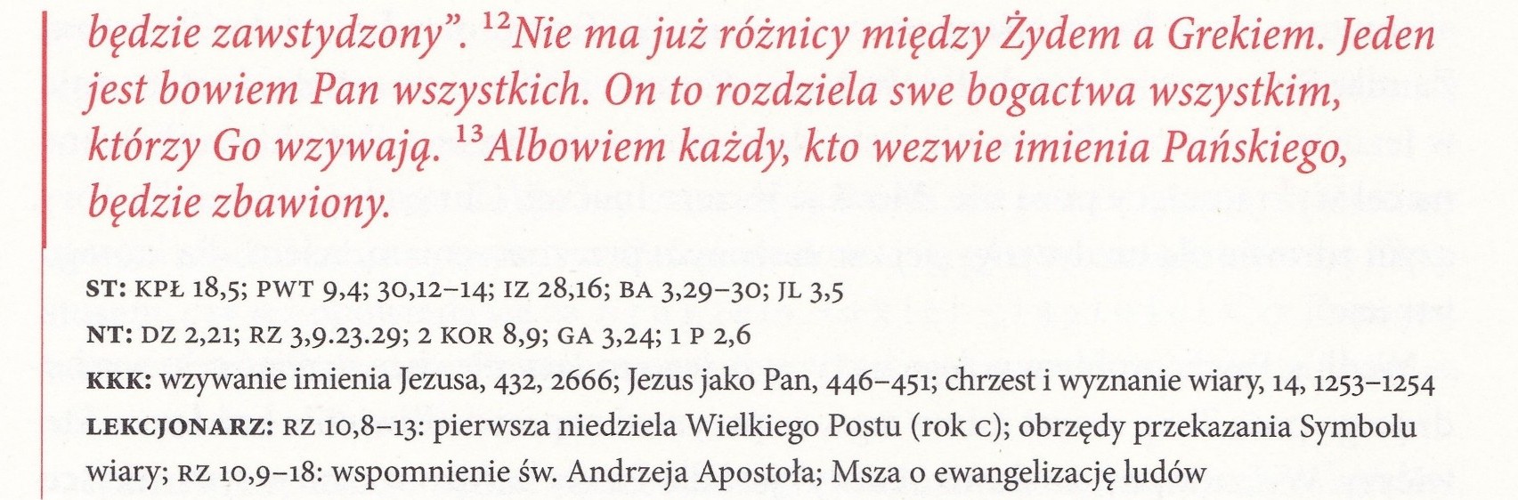 List do Rzymian W Drodze