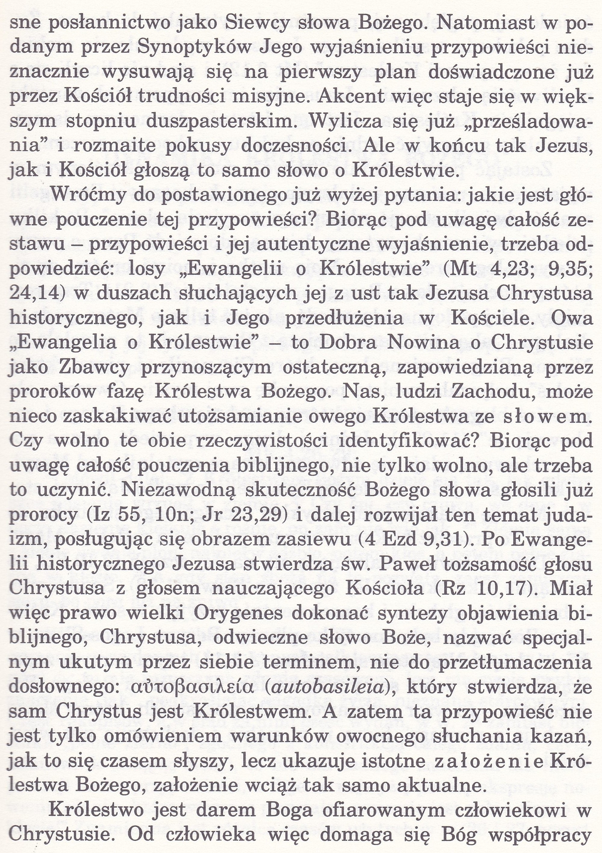 Królestwo Boże w przypowieściach