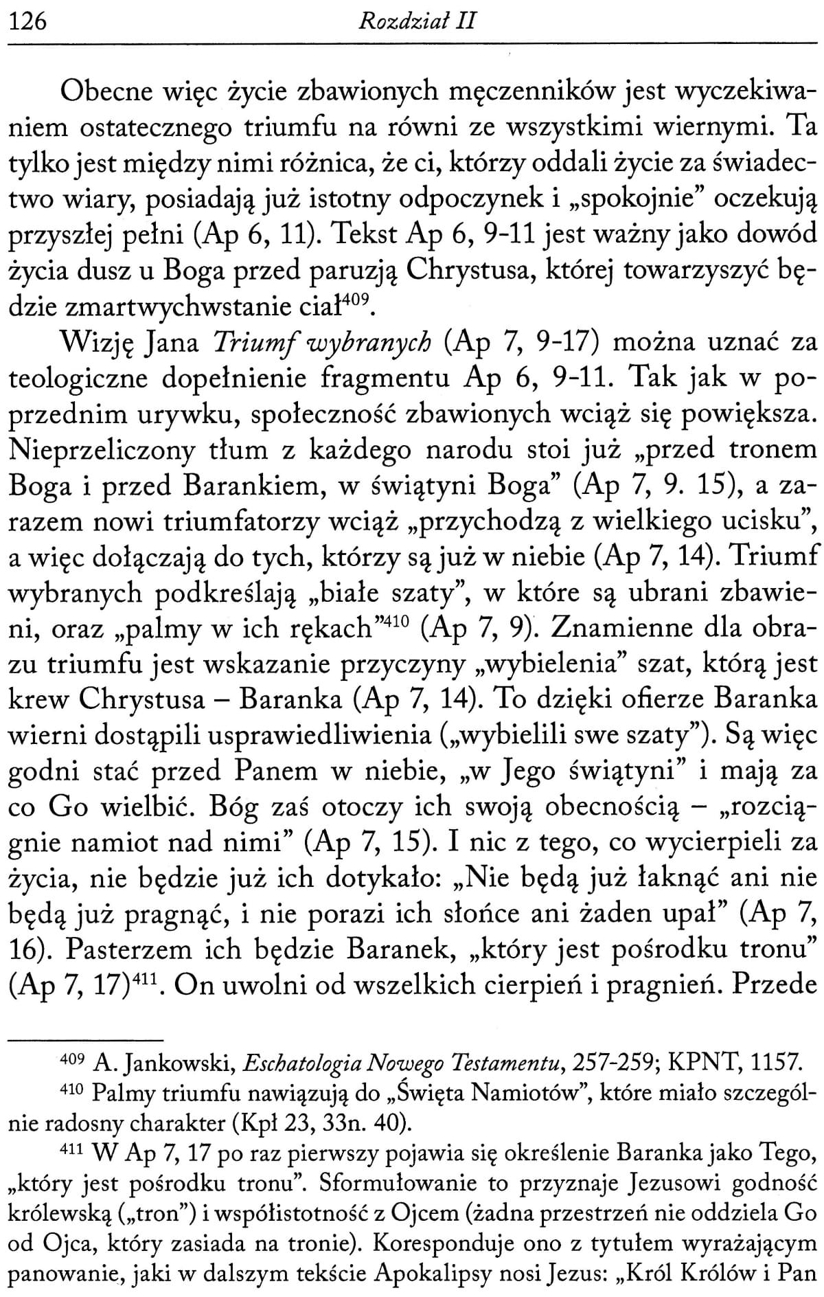 Perspektywa eschatologiczna proegzystencji wierzących w przekazie Pisma Świętego