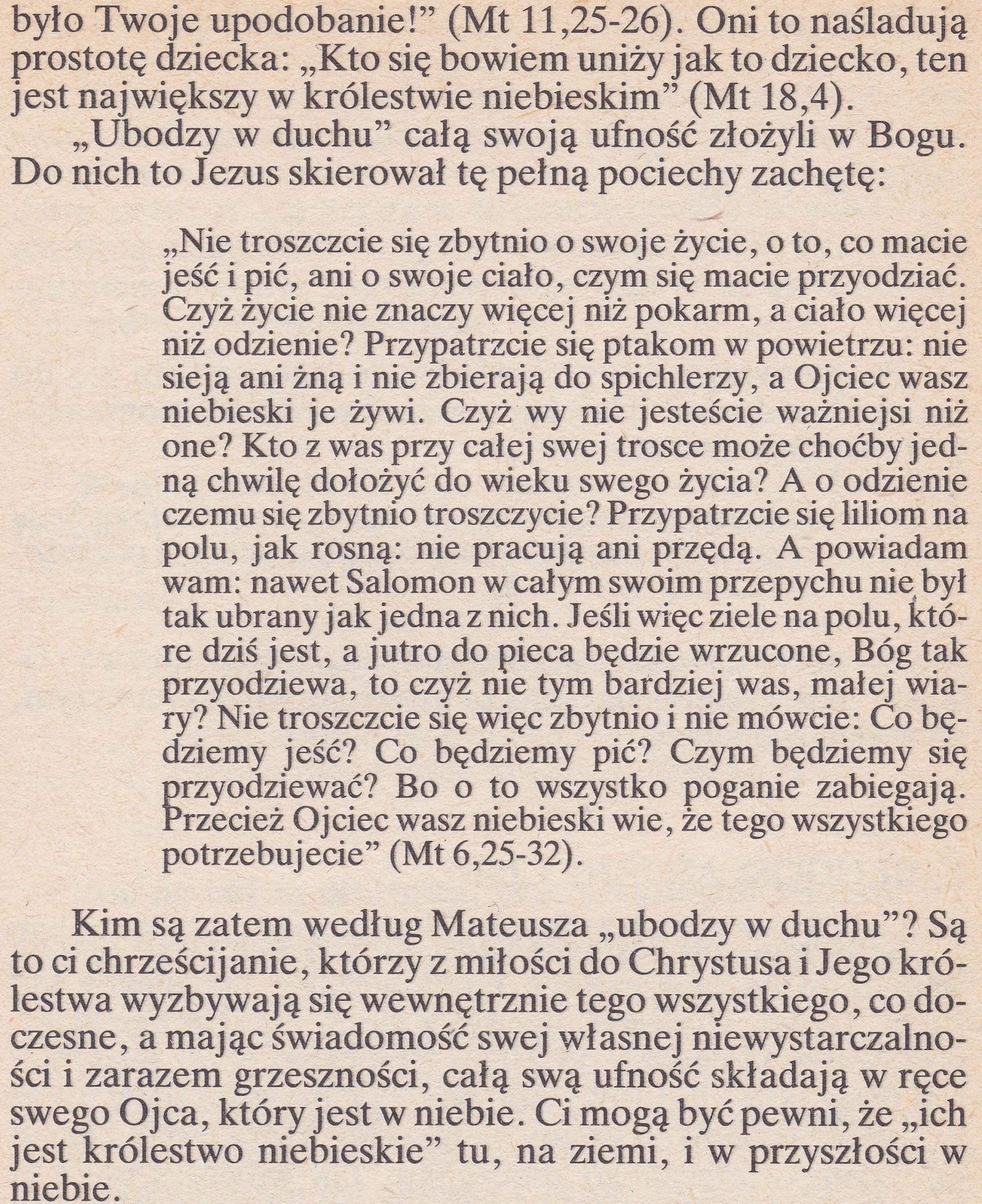 Błogosławieństwa Ewangelijne
