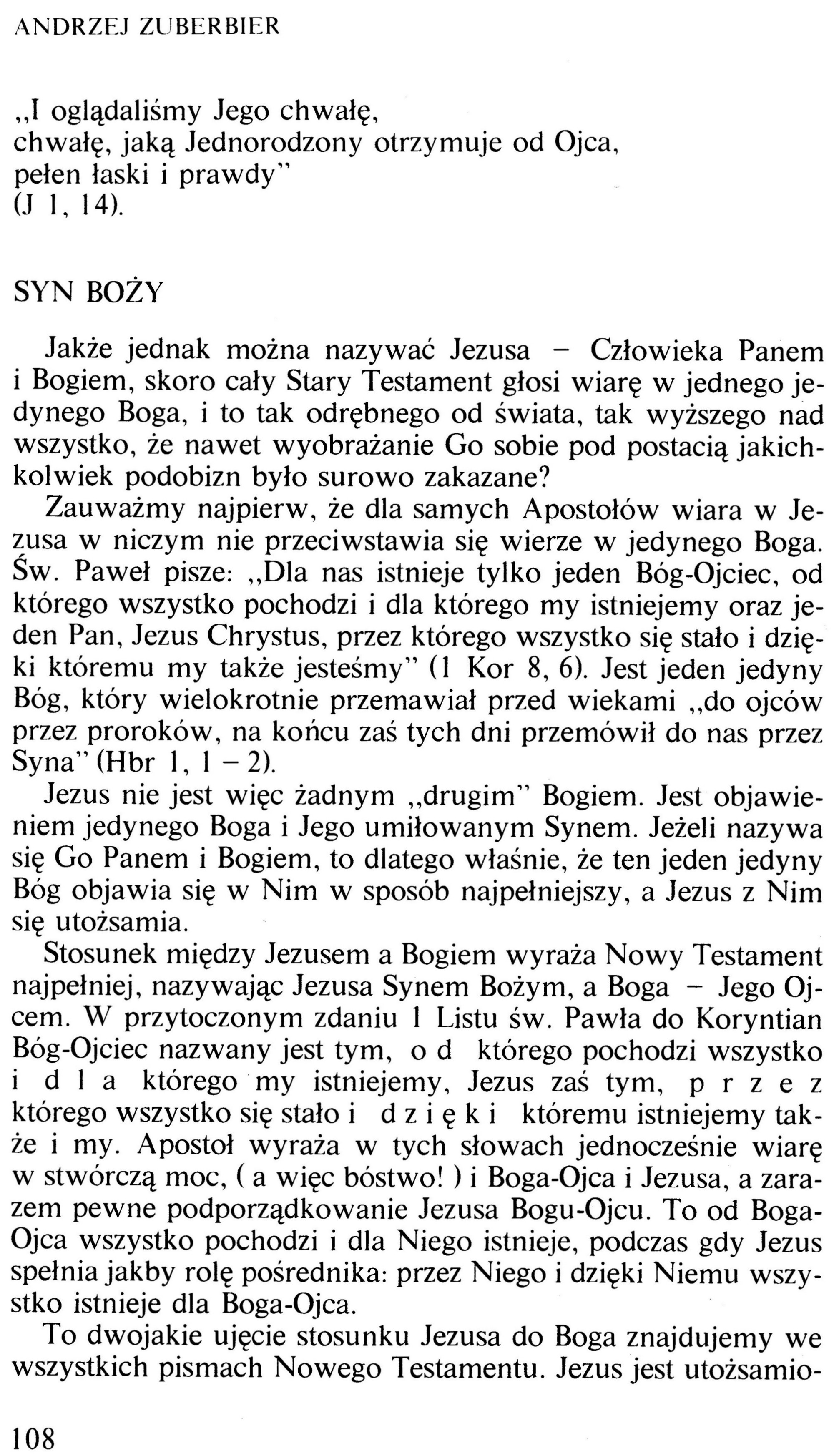 Wierzę ks. Andrzej Zuberbier