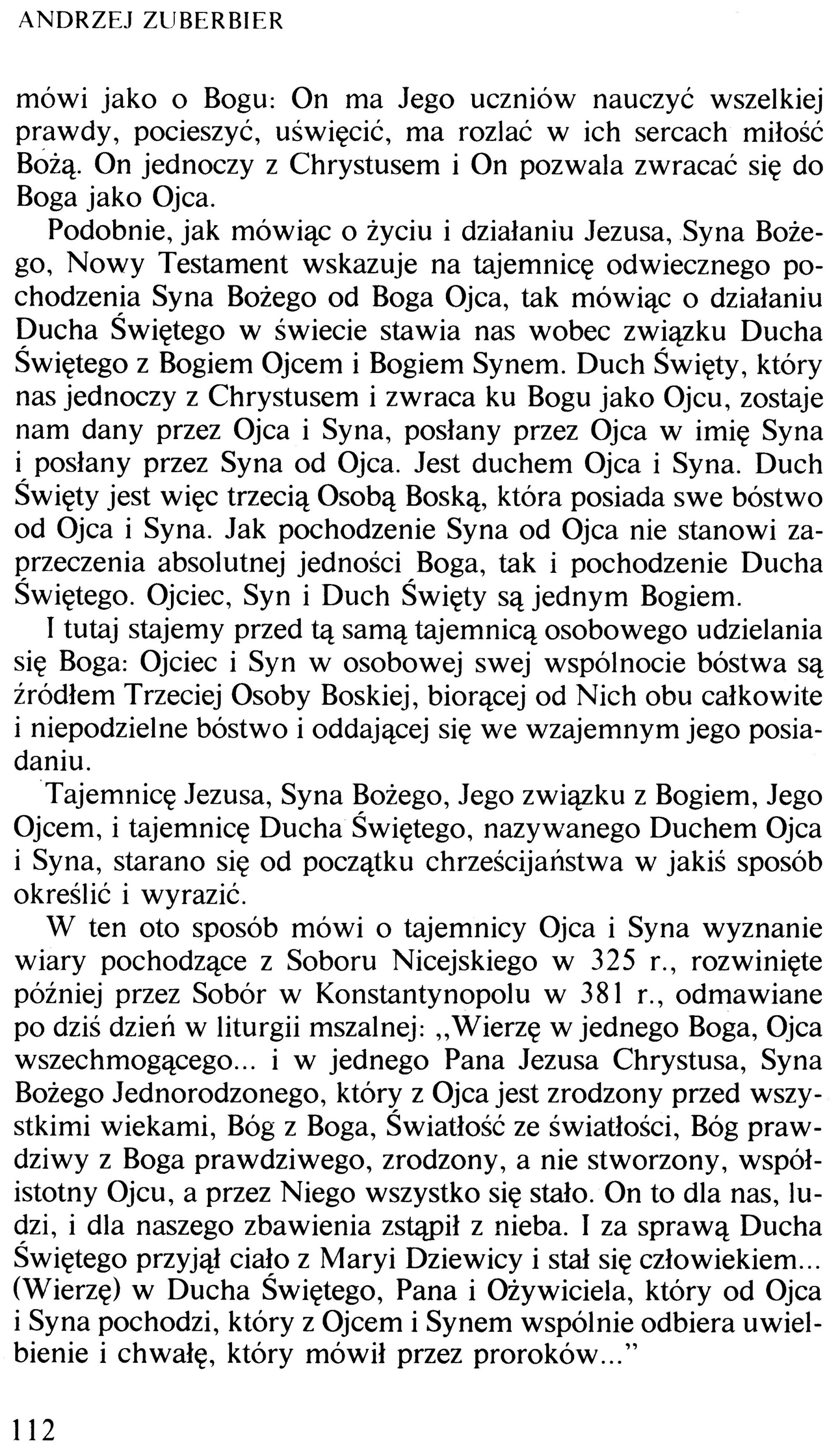 Wierzę ks. Andrzej Zuberbier