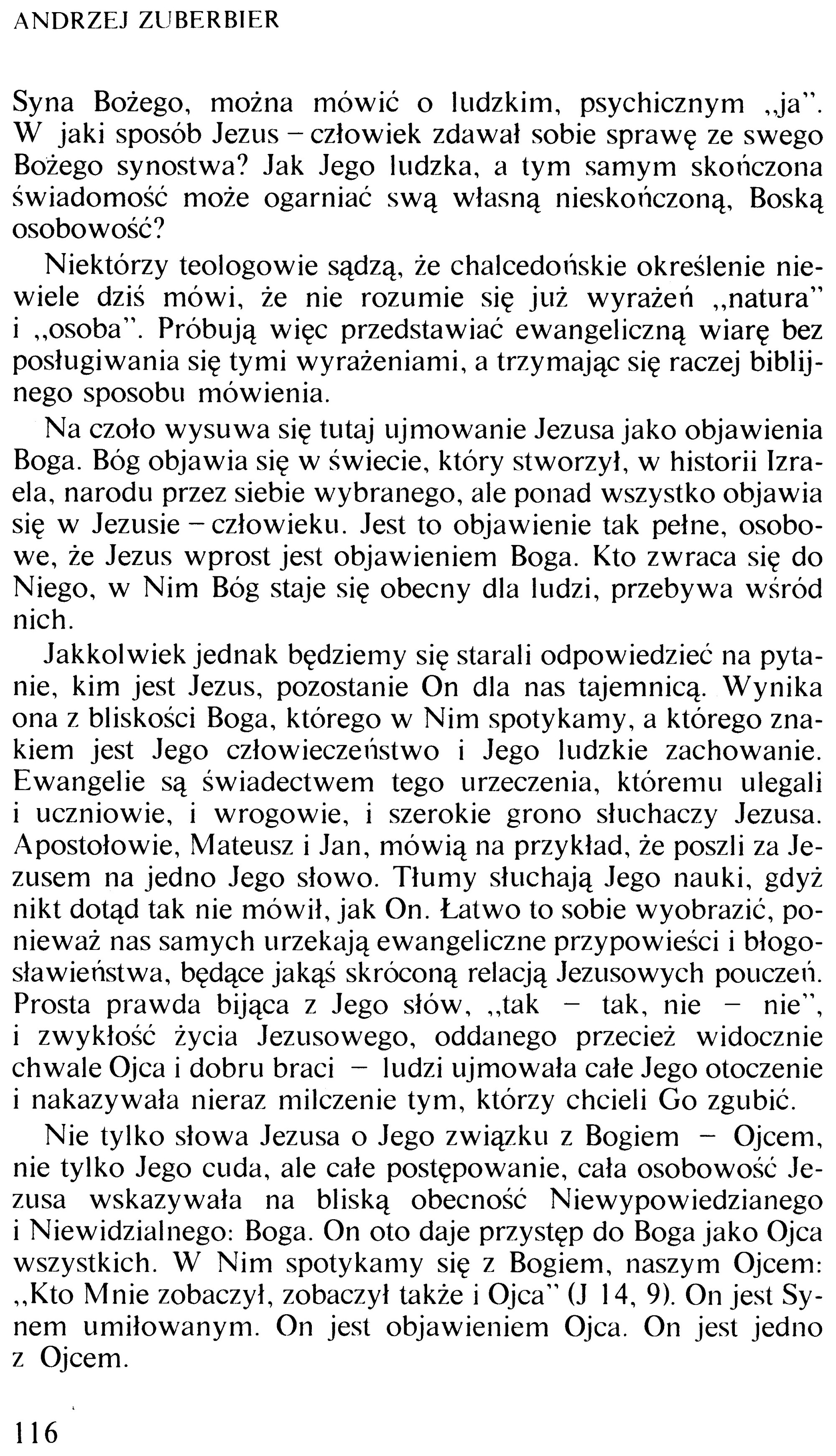 Wierzę ks. Andrzej Zuberbier