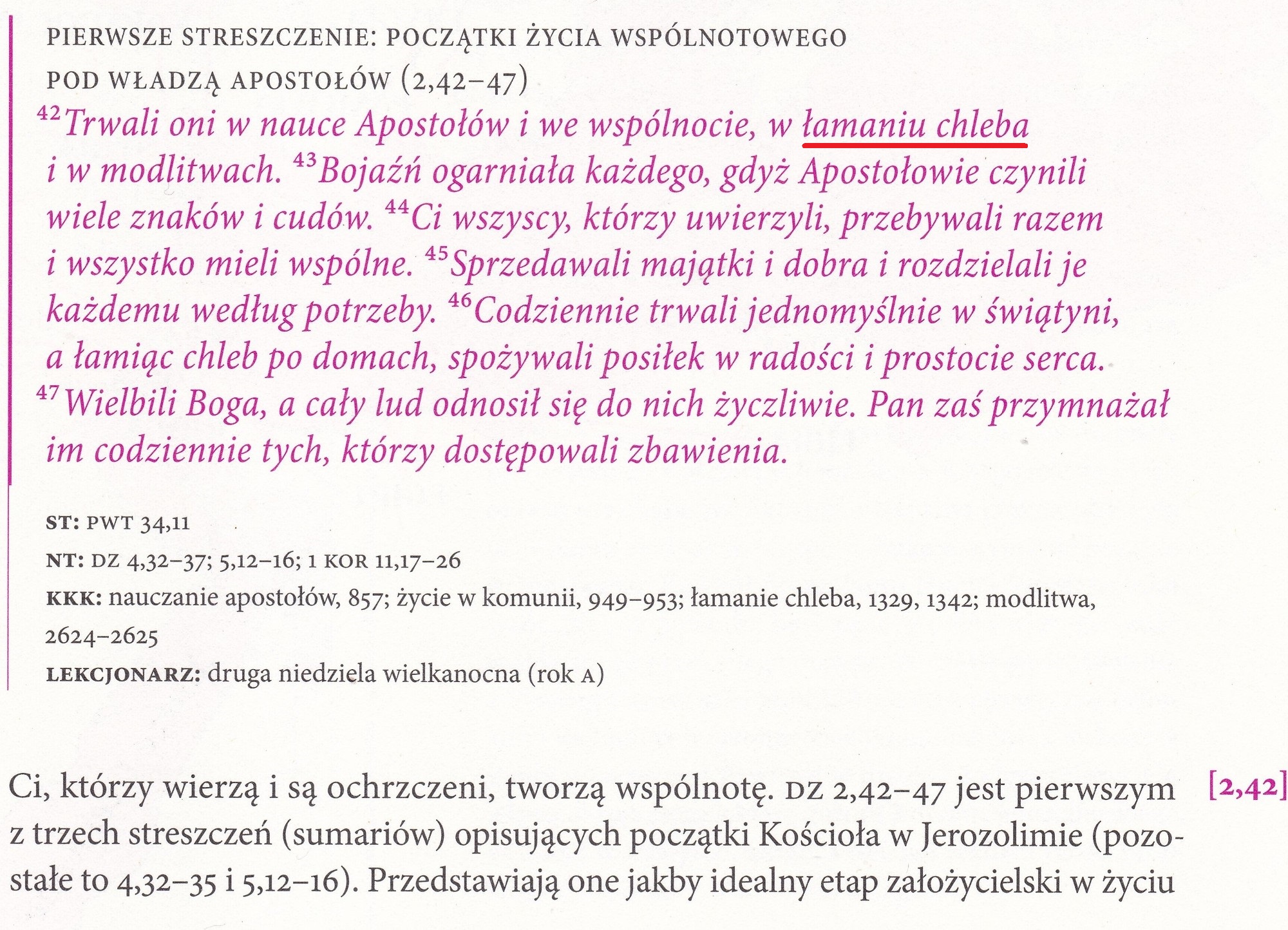 Dzieje Apostolskie. Wyd. W drodze