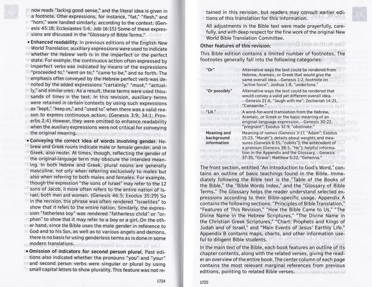 The New World Translation of the Holy Scriptures