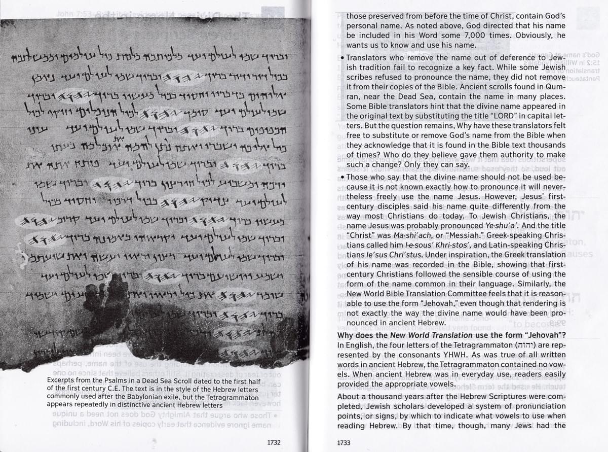 The New World Translation of the Holy Scriptures