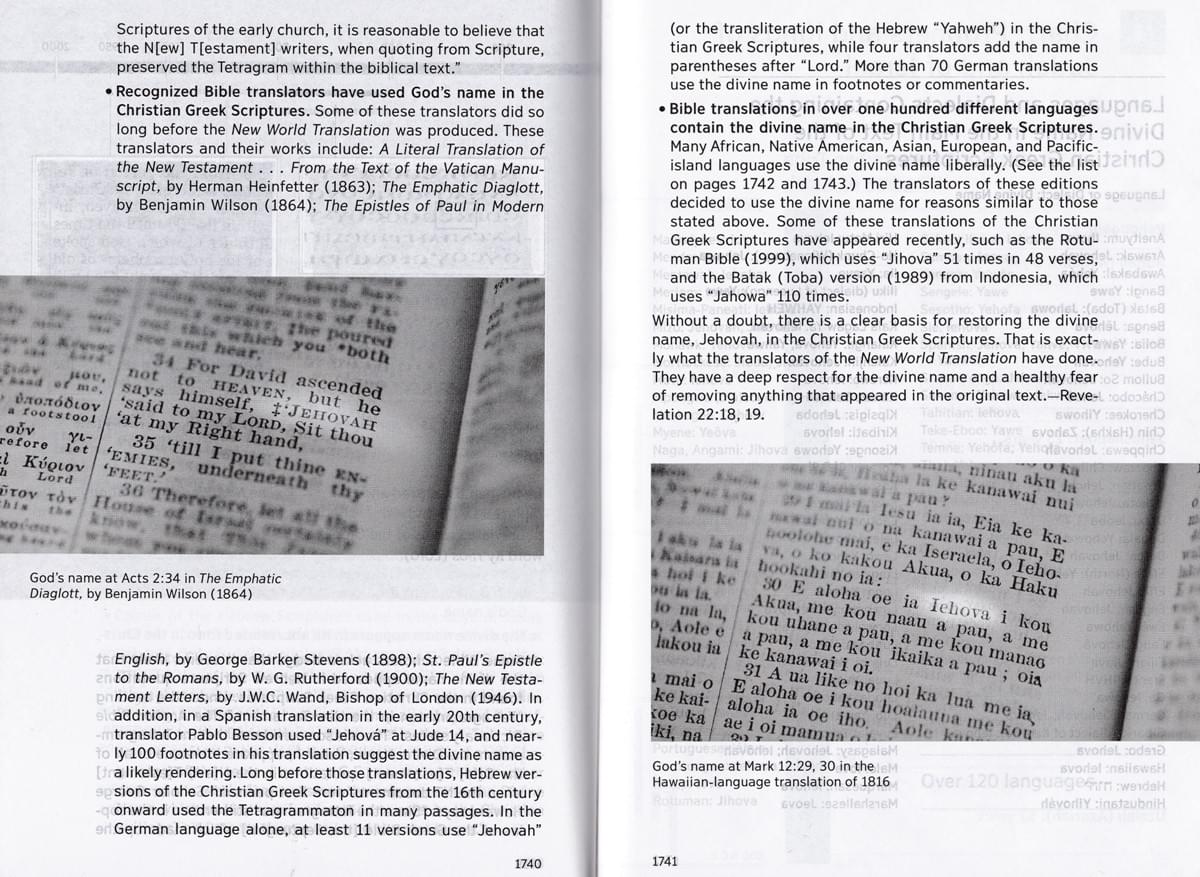 The New World Translation of the Holy Scriptures