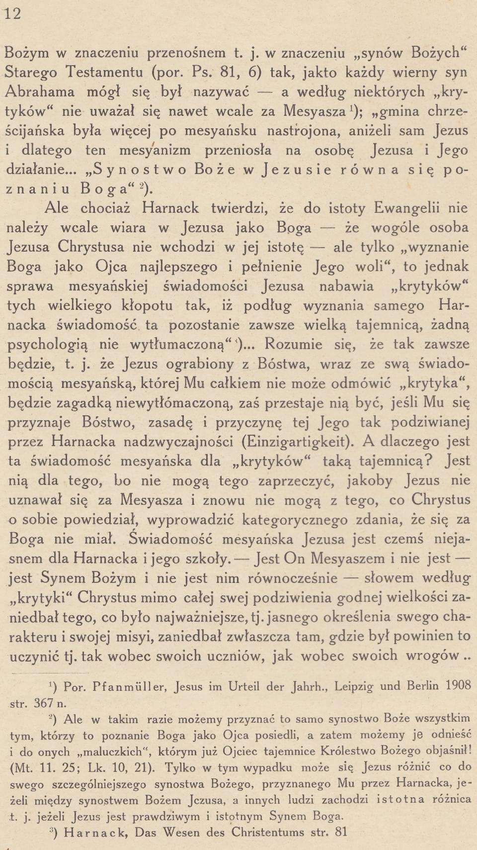 Bóstwo Chrystusa istotą Ewangelii
