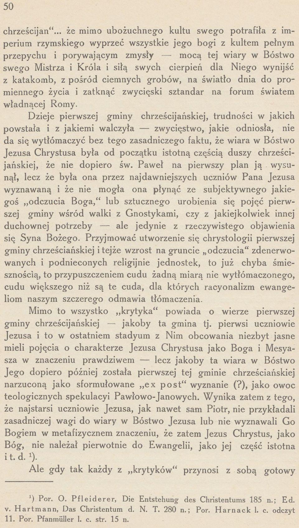 Bóstwo Chrystusa istotą Ewangelii