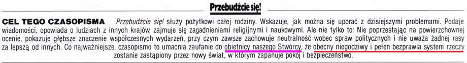 Przebudźcie się! 8 listopada 1995