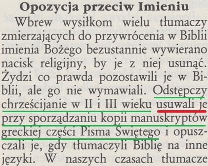 Imię Boże, które pozostanie na zawsze