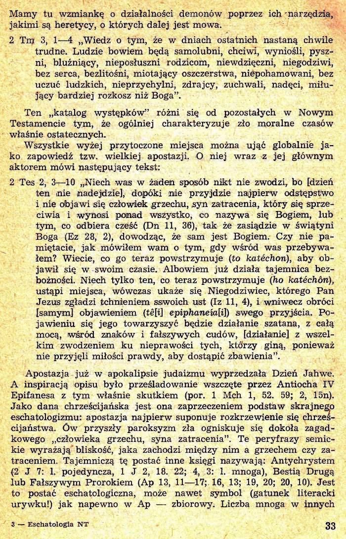 Eschatologia biblijna Nowego Testamentu