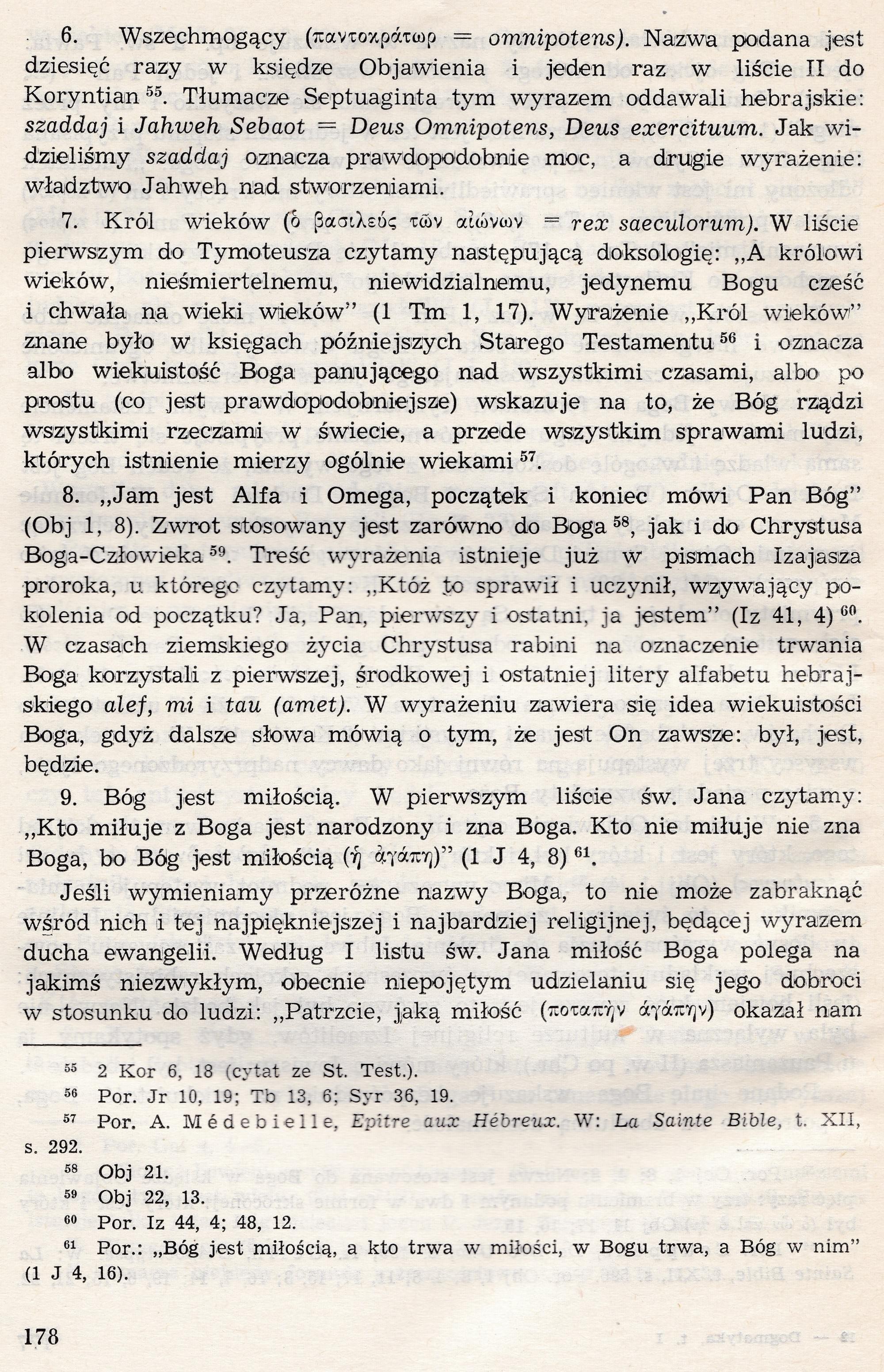 Bóg Jeden w Trójcy Osób Dogmatyka Katolicka